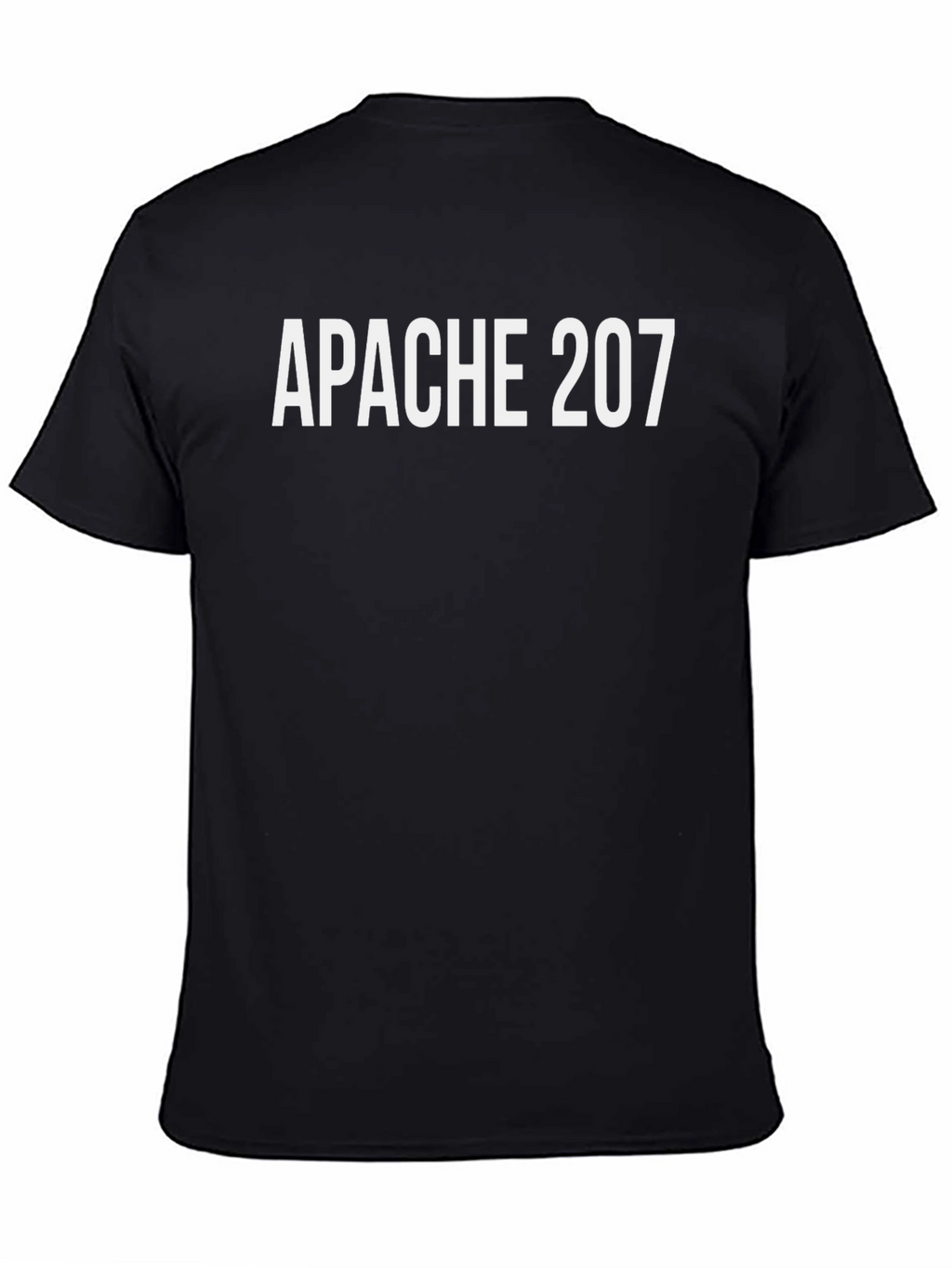 Apache 207 Graphic Tee - Black Cotton Blend T-Shirt