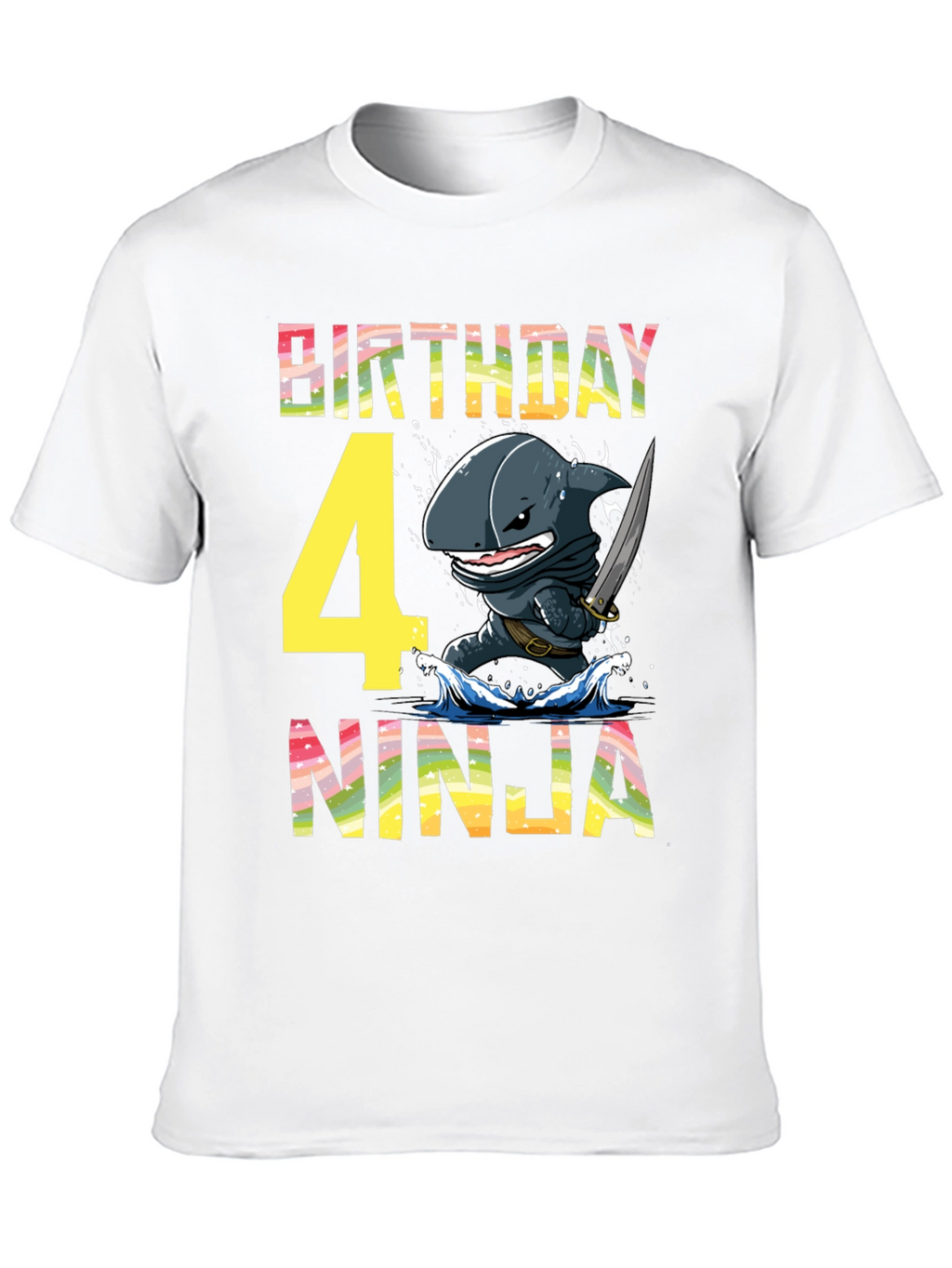 Birthday Shark Ninja T-Shirt