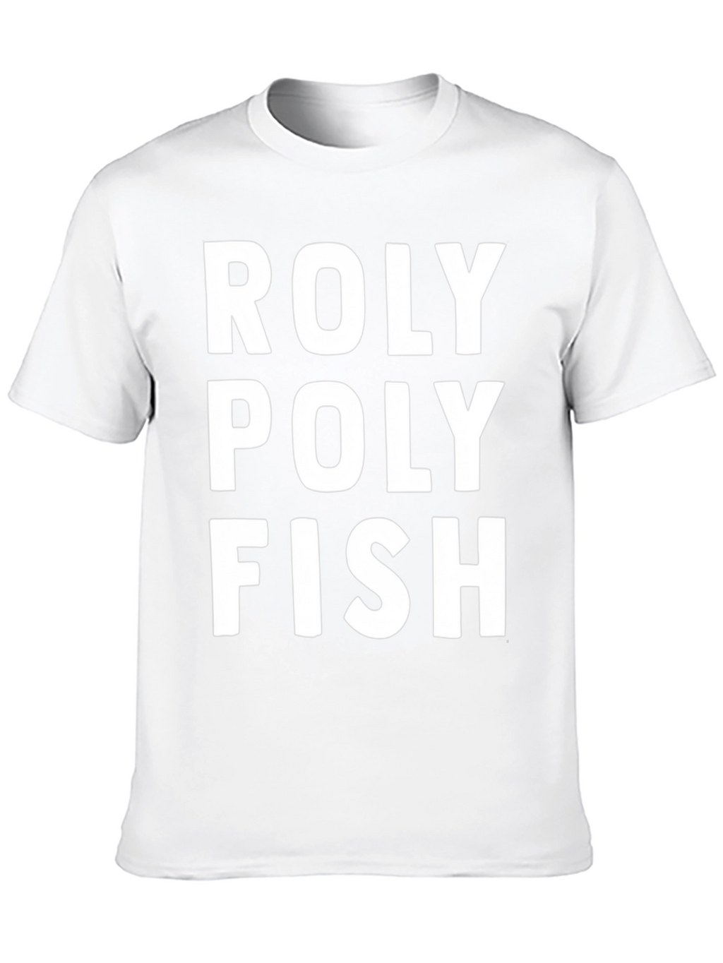 Roly Poly Fish Black Graphic Tee