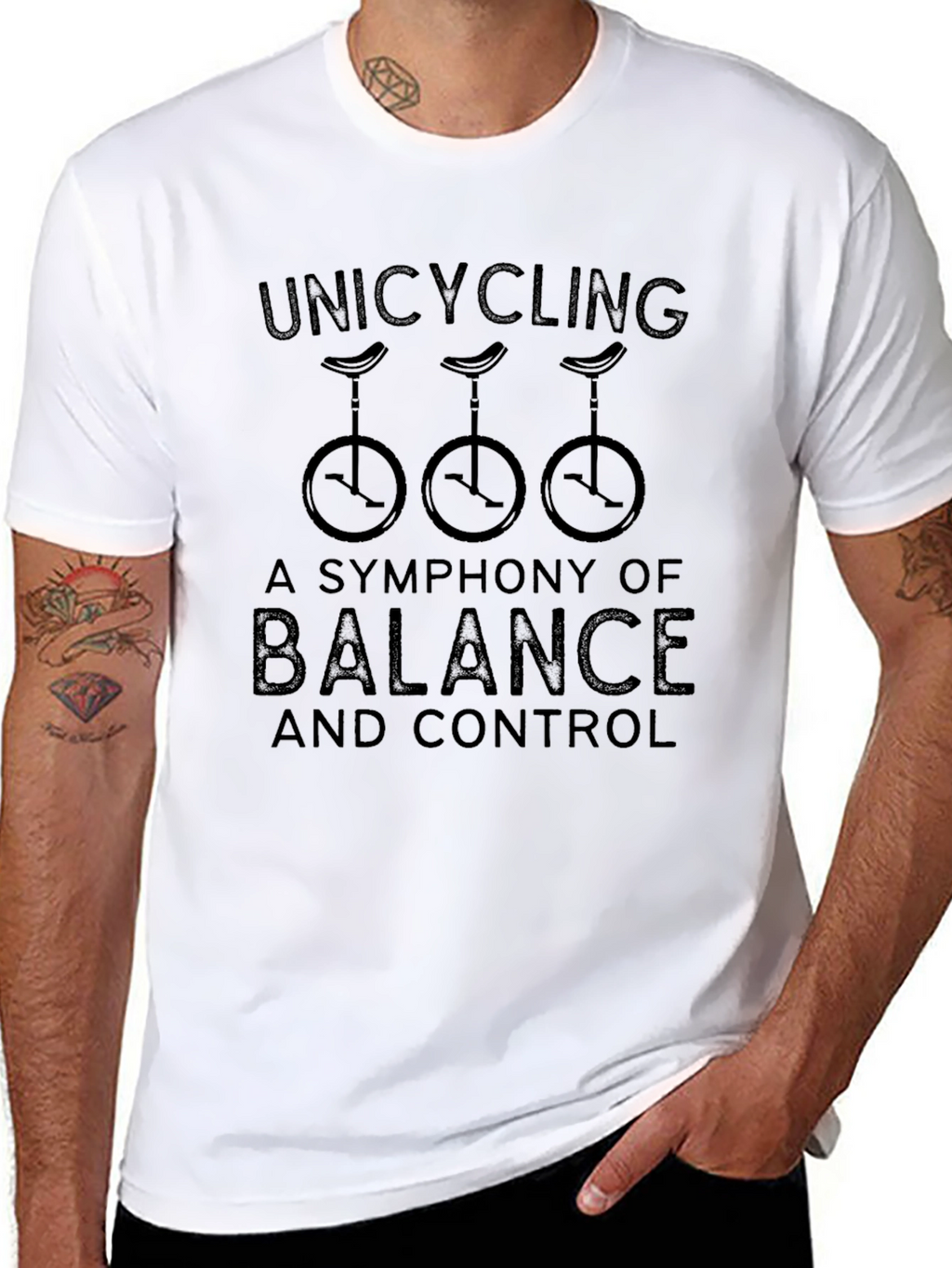 Unicycling Balance & Control Graphic Tee