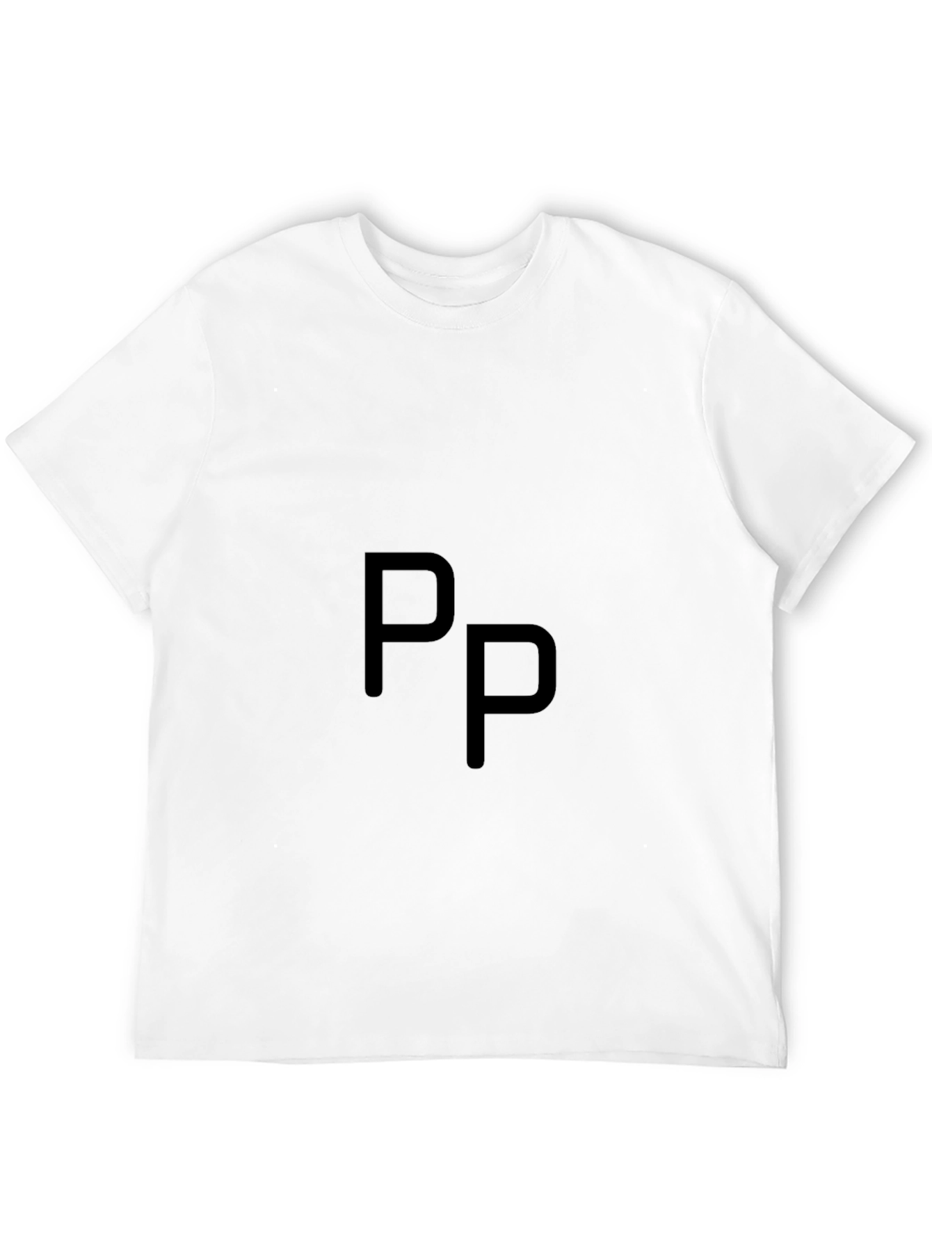 Mens Black Short Sleeve PP Graphic Tee