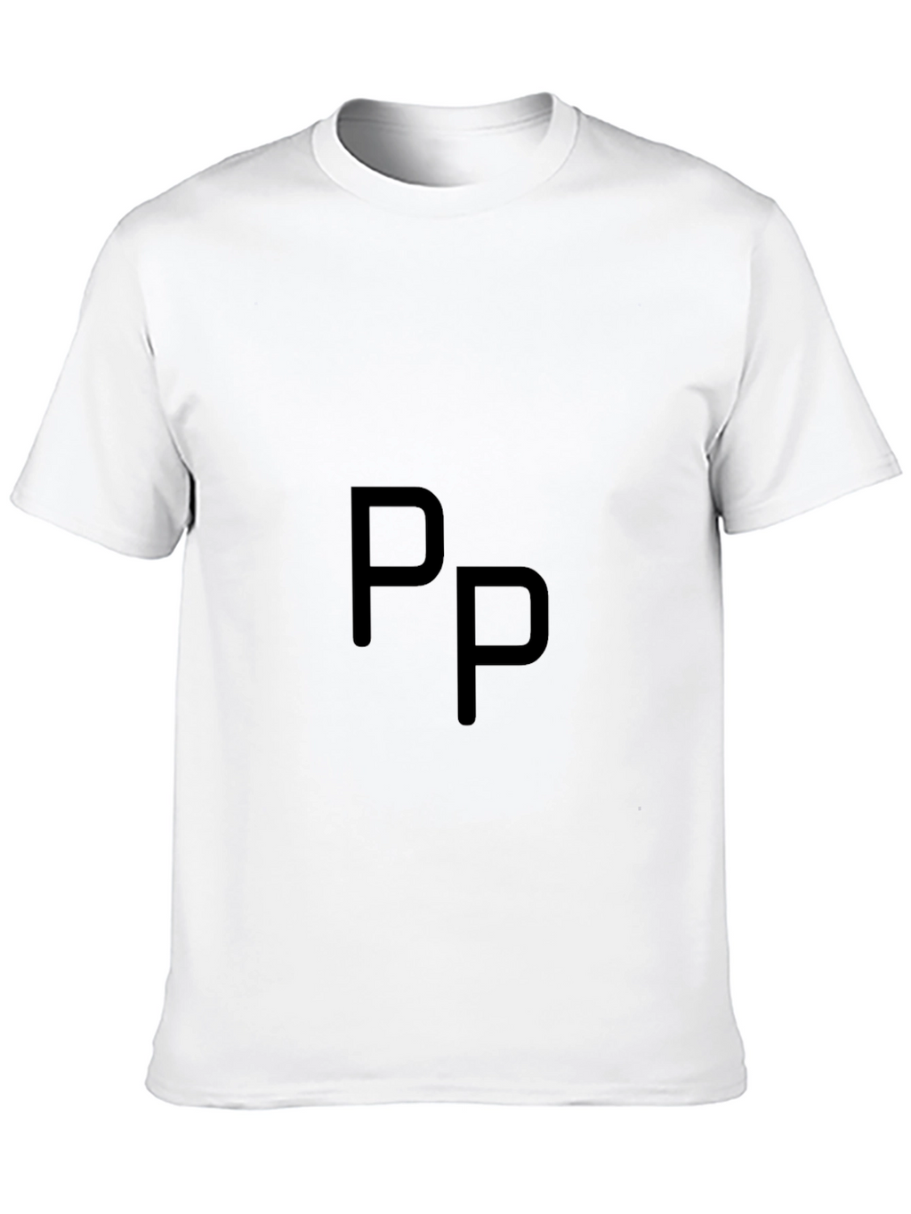 Mens Black Short Sleeve PP Graphic Tee