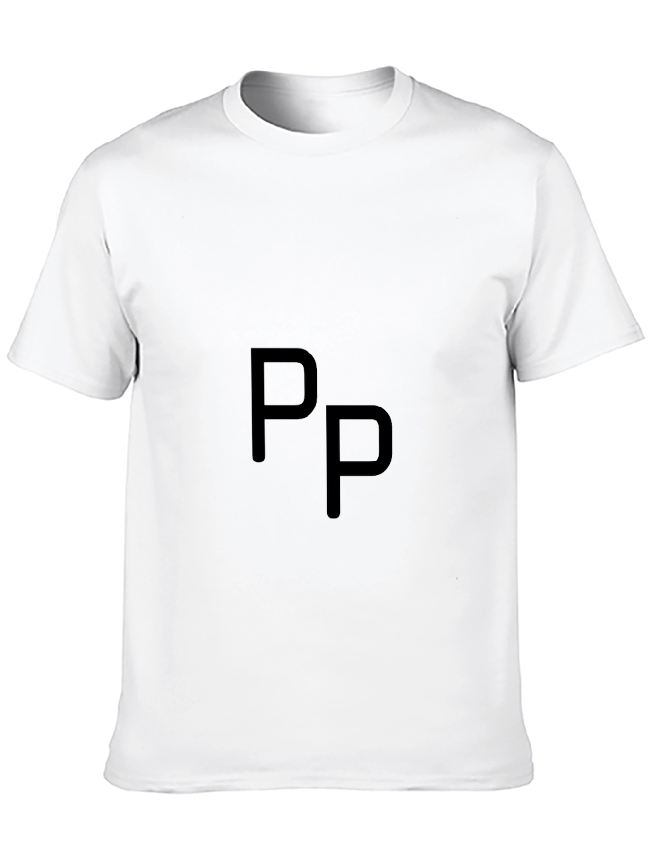 Mens Black Short Sleeve PP Graphic Tee