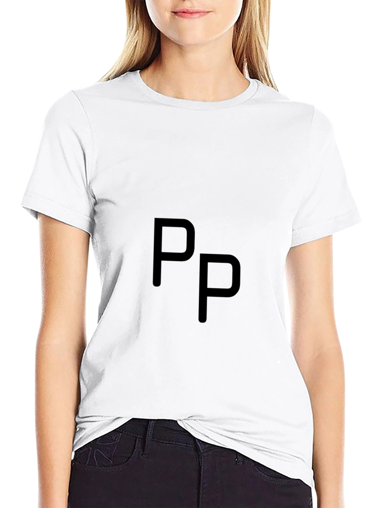Mens Black Short Sleeve PP Graphic Tee