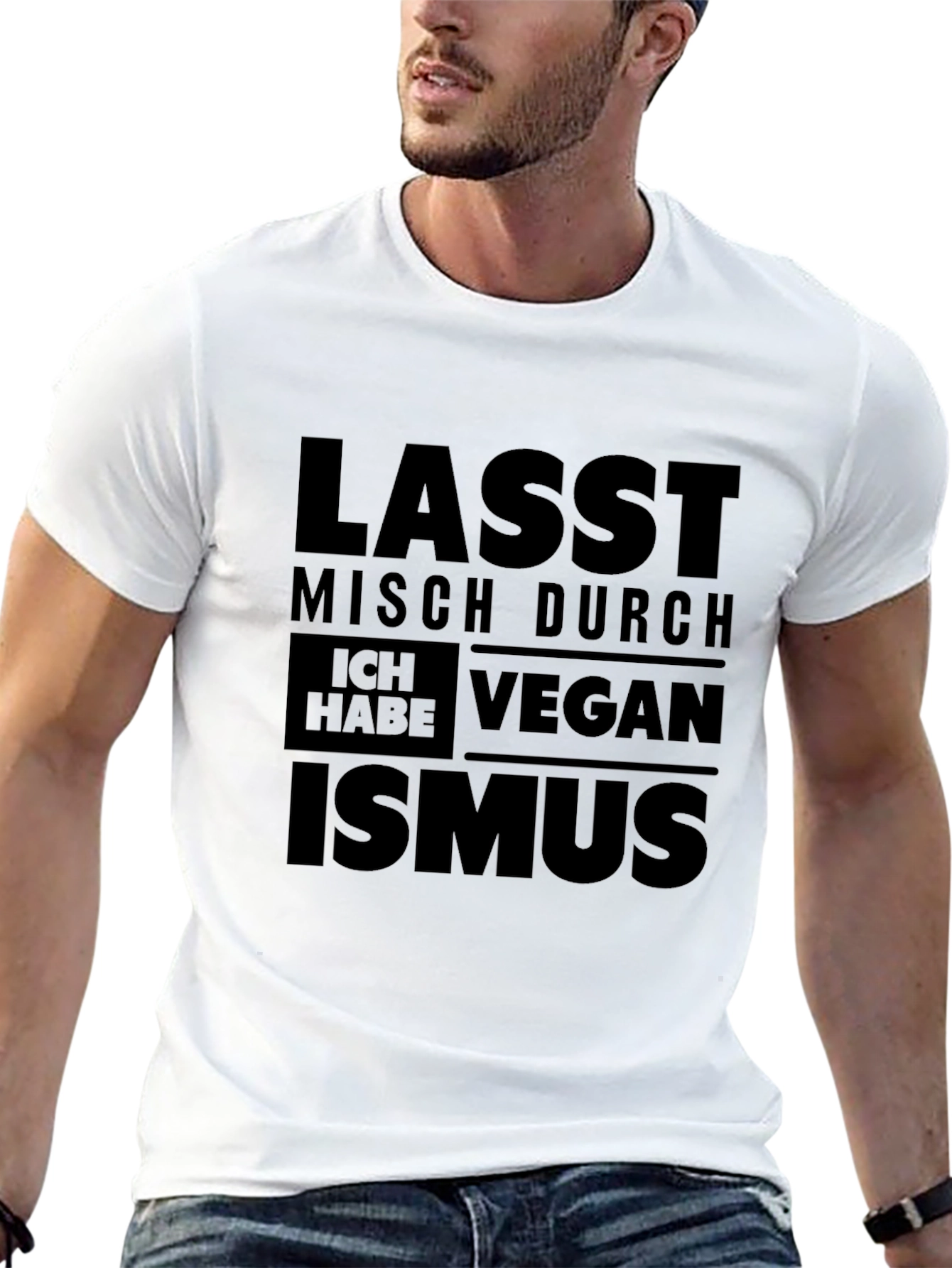 Veganism T-Shirt - Let Me Through! Soft Cotton Blend