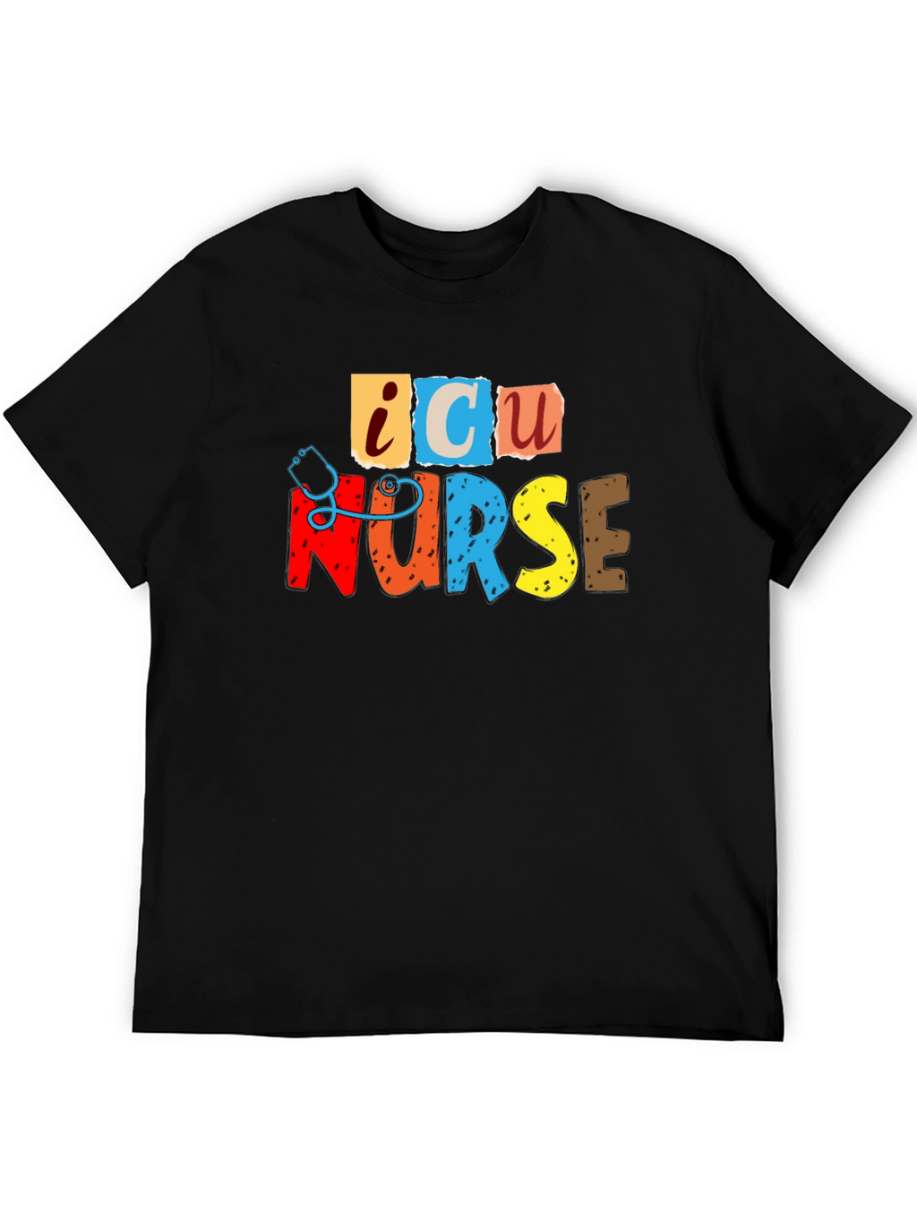 ICU Nurse Graphic T-Shirt - Comfortable Tee