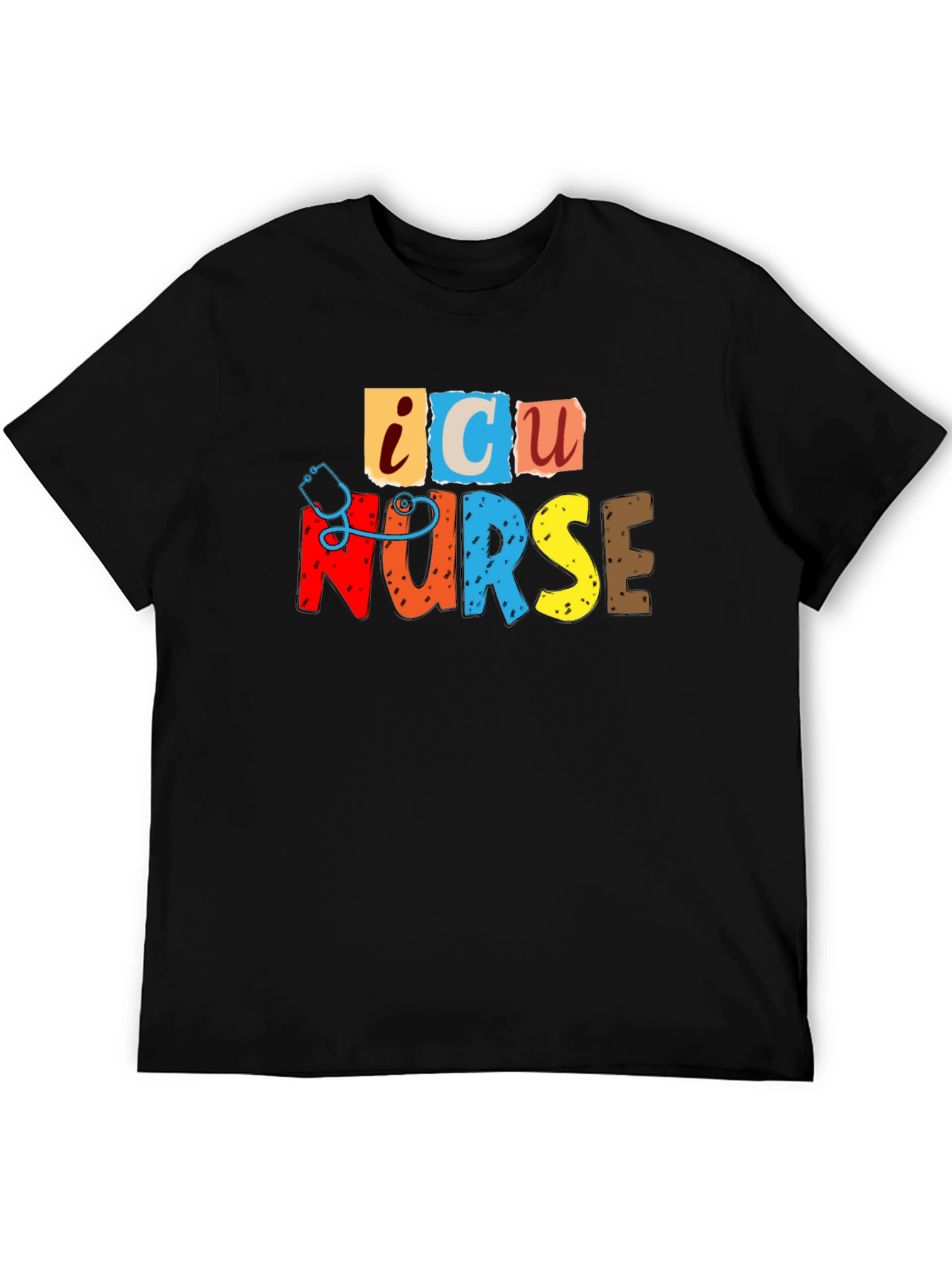 ICU Nurse Graphic T-Shirt - Comfortable Tee
