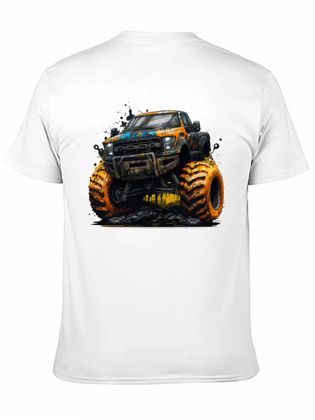 Monster Truck Graphic T-Shirt - Black