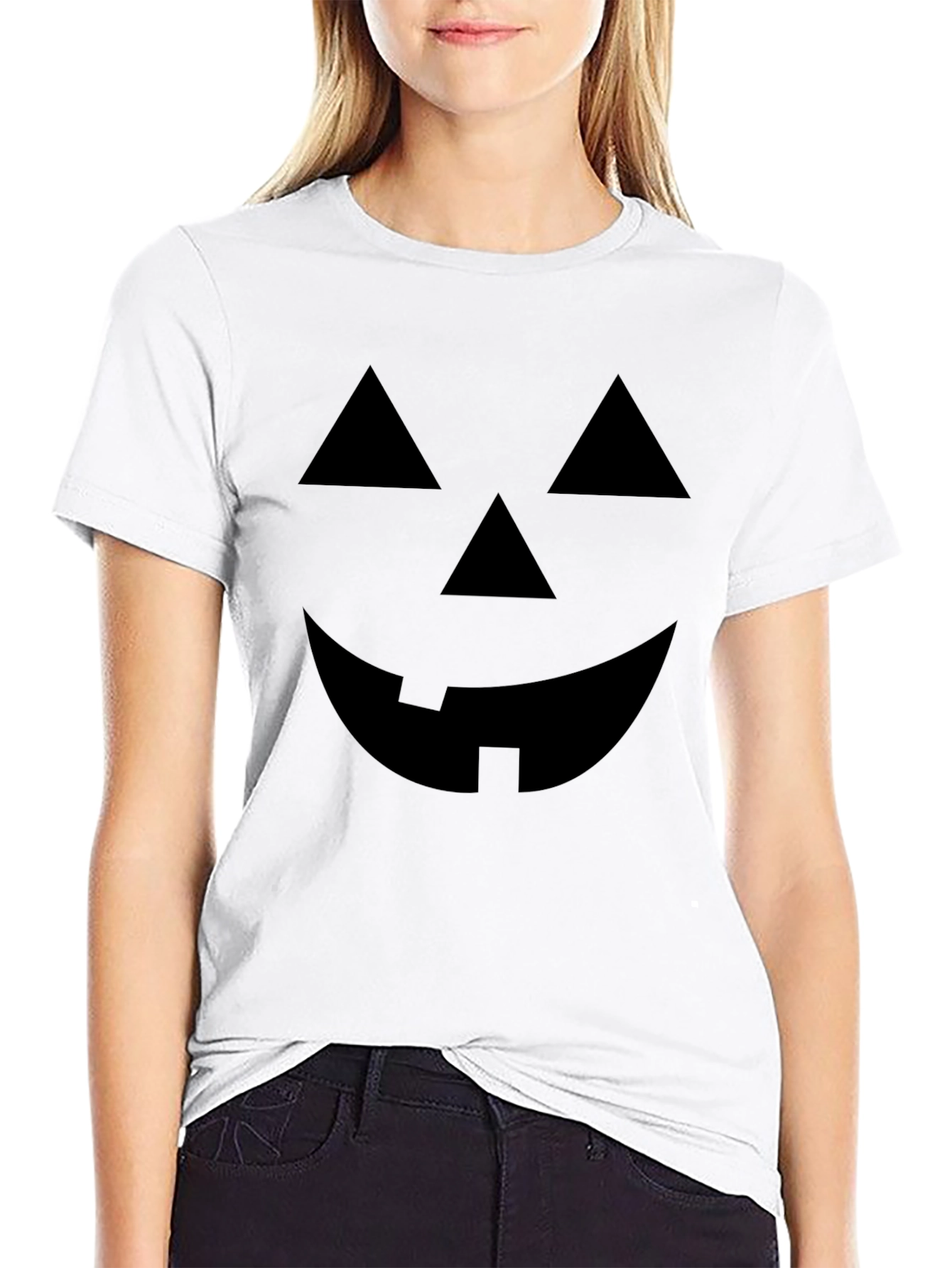Jack-O-Lantern Graphic Tee - Halloween Shirt