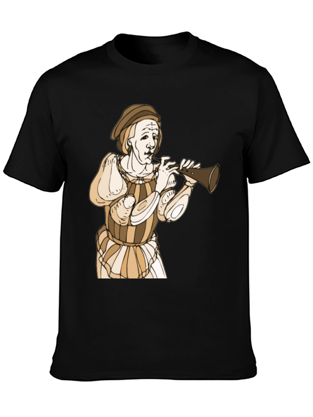 Renaissance Musician Graphic T-Shirt