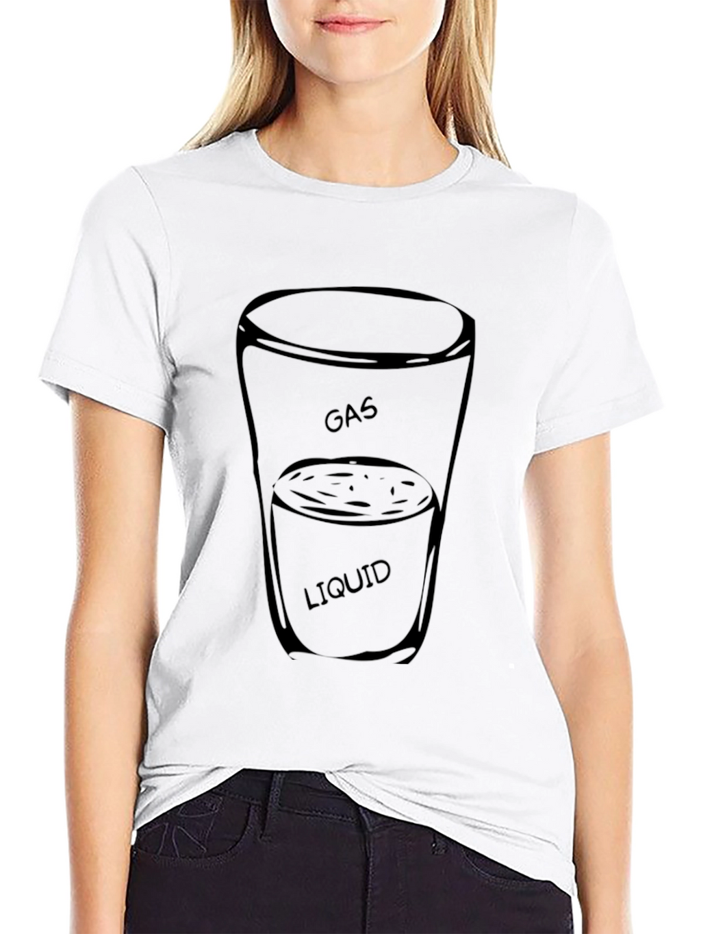 Gas and Liquid T-Shirt - Funny Science Tee