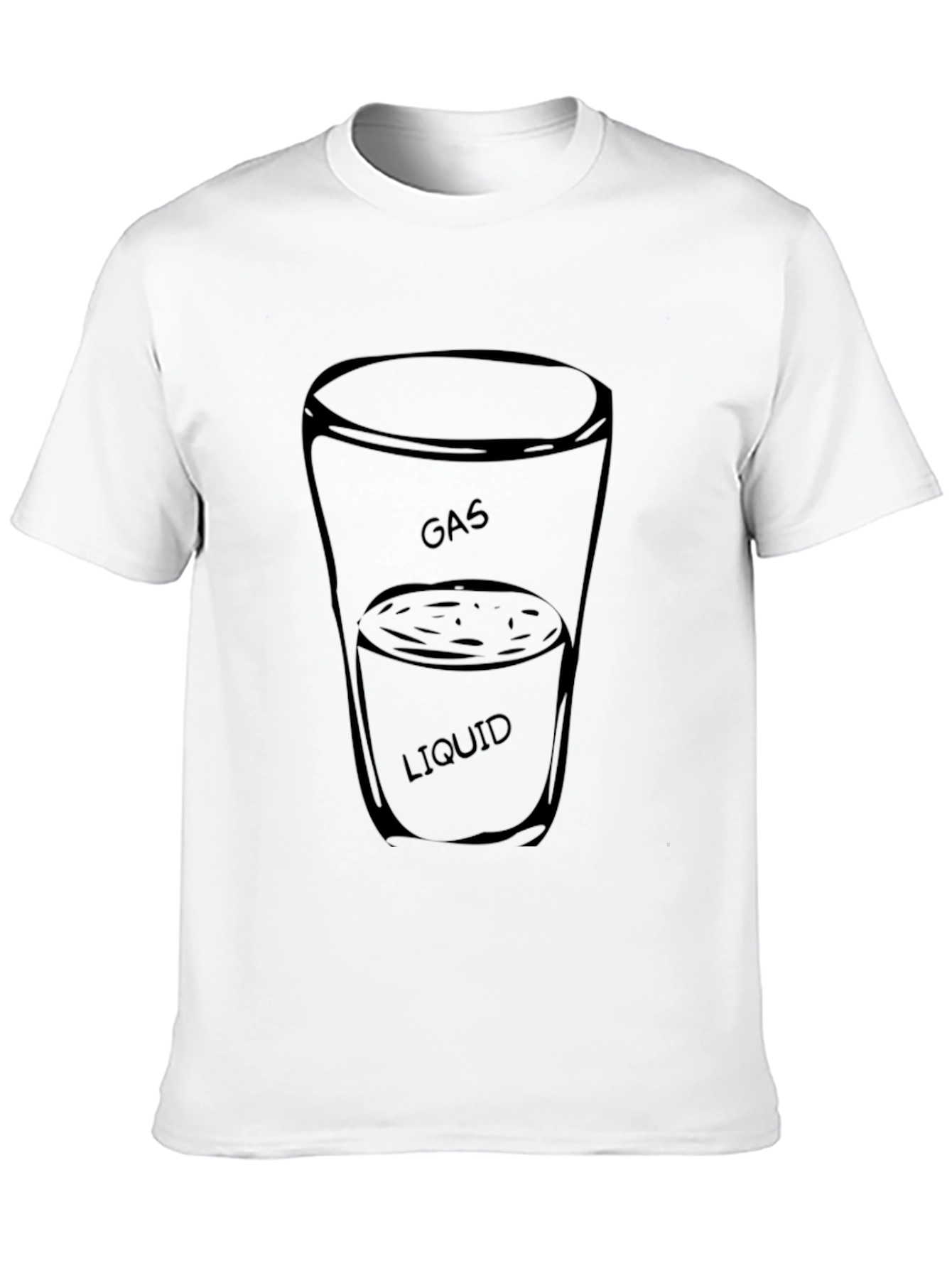 Gas and Liquid T-Shirt - Funny Science Tee