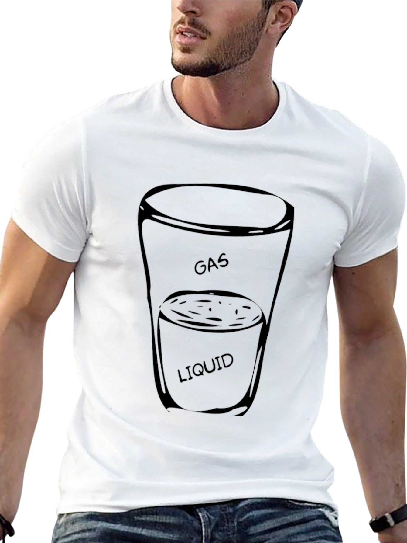 Gas and Liquid T-Shirt - Funny Science Tee