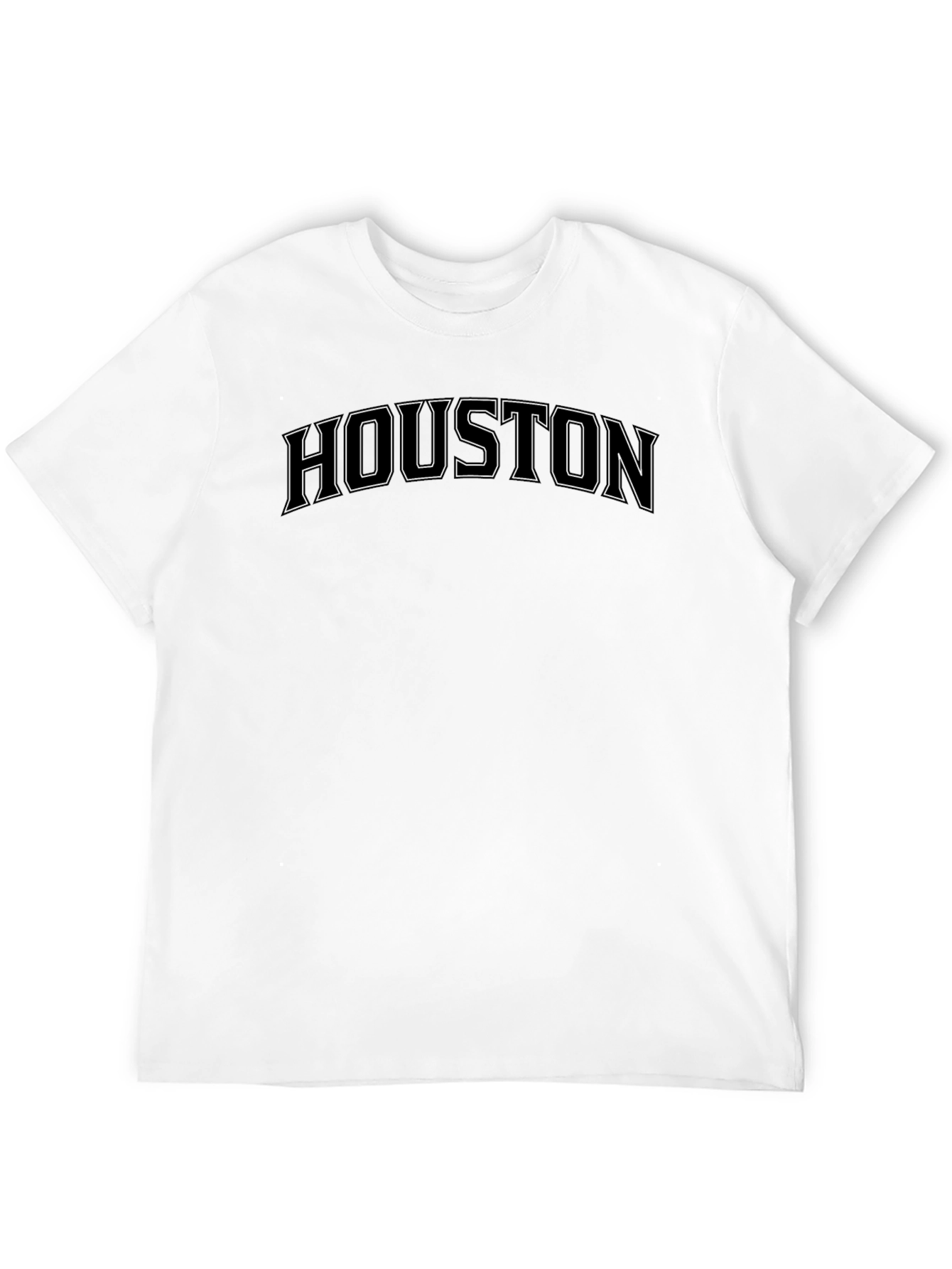 Houston Graphic Print Tee - Soft Cotton Comfort