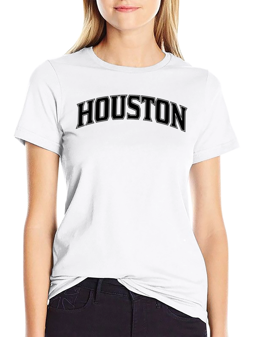 Houston Graphic Print Tee - Soft Cotton Comfort