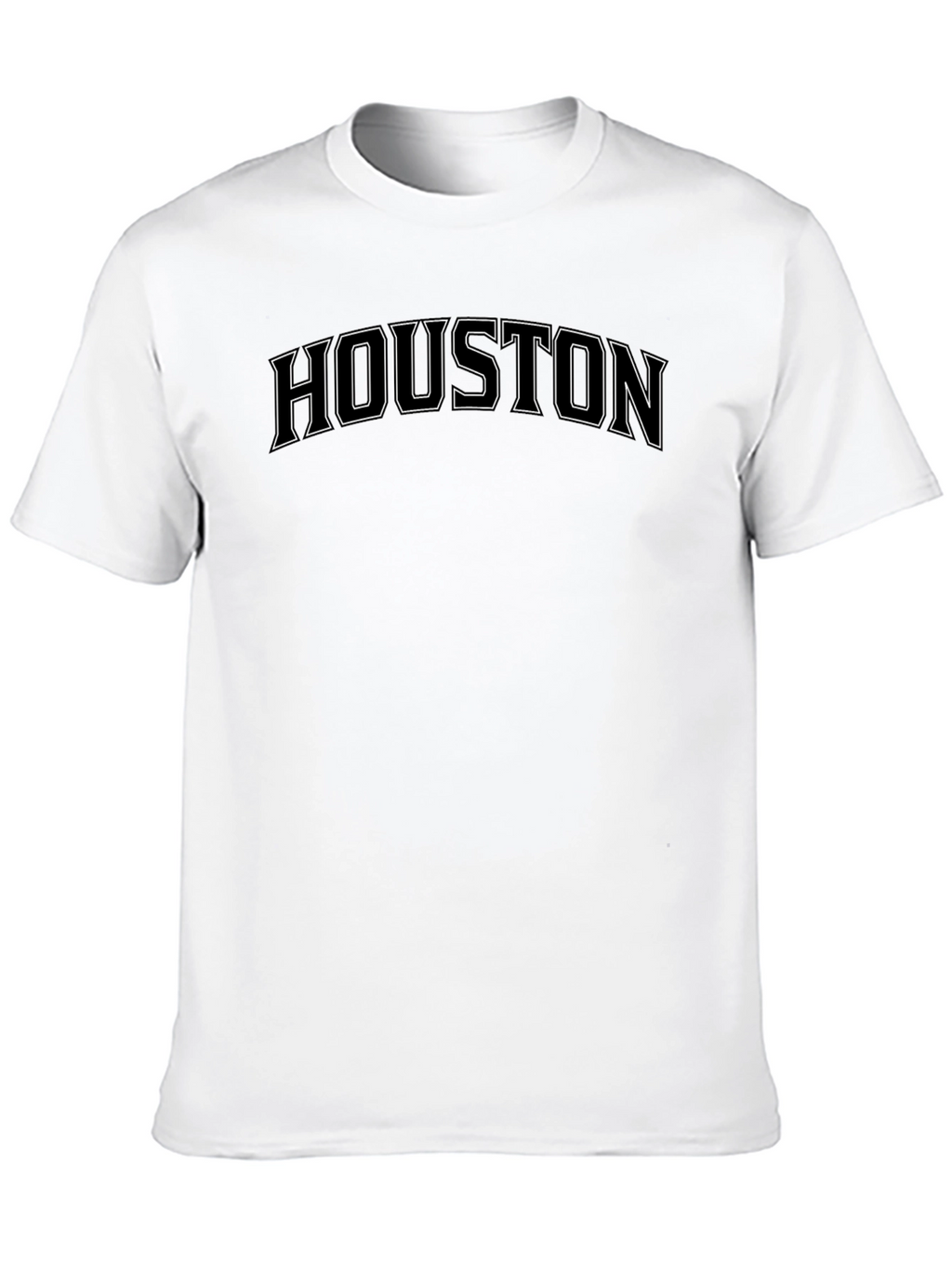Houston Graphic Print Tee - Soft Cotton Comfort