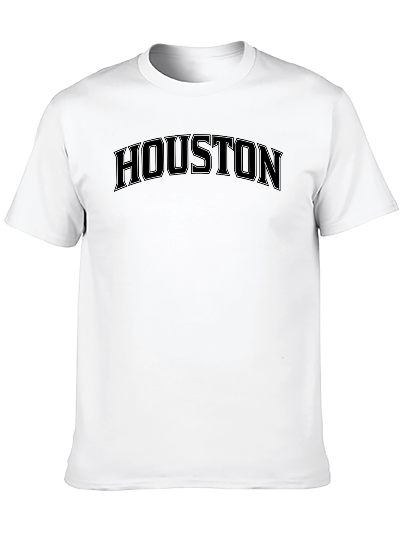 Houston Graphic Print Tee - Soft Cotton Comfort
