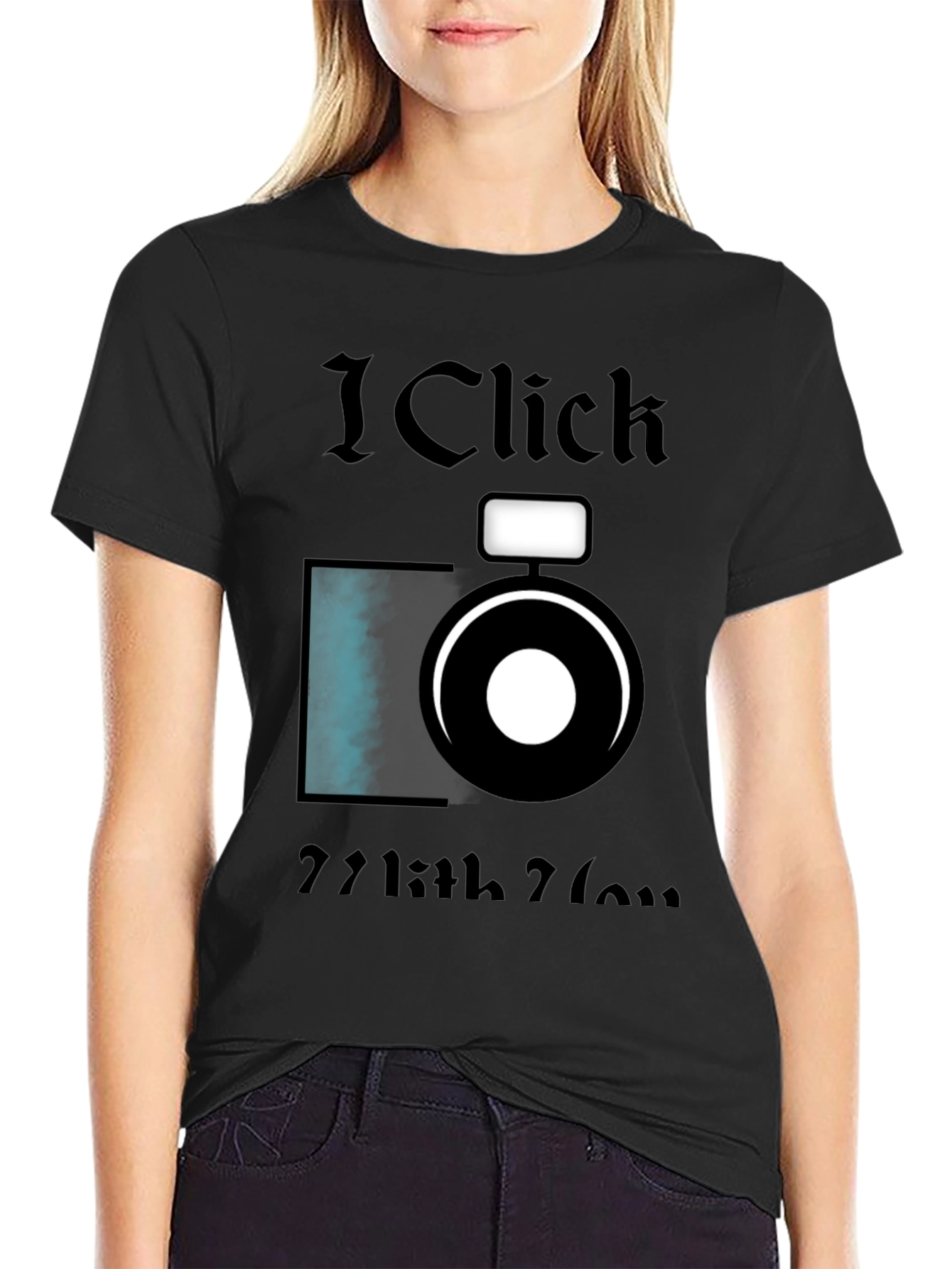 I Click With You Camera Graphic T-Shirt