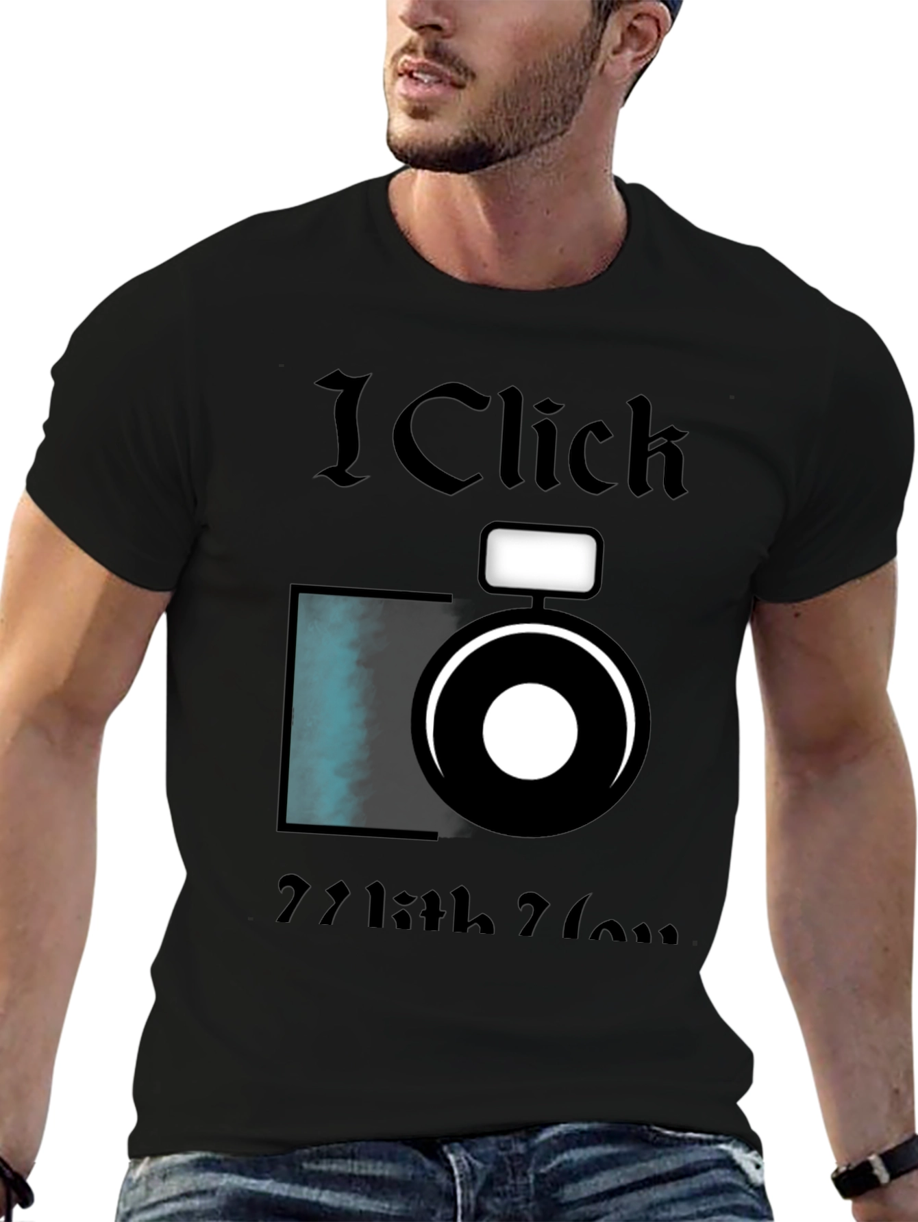 I Click With You Camera Graphic T-Shirt