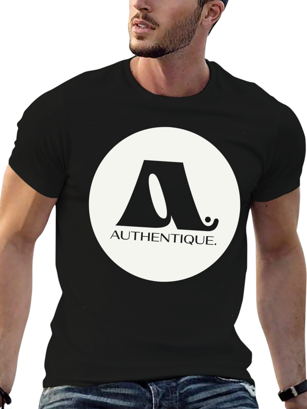 Authentique Logo T-Shirt - Black