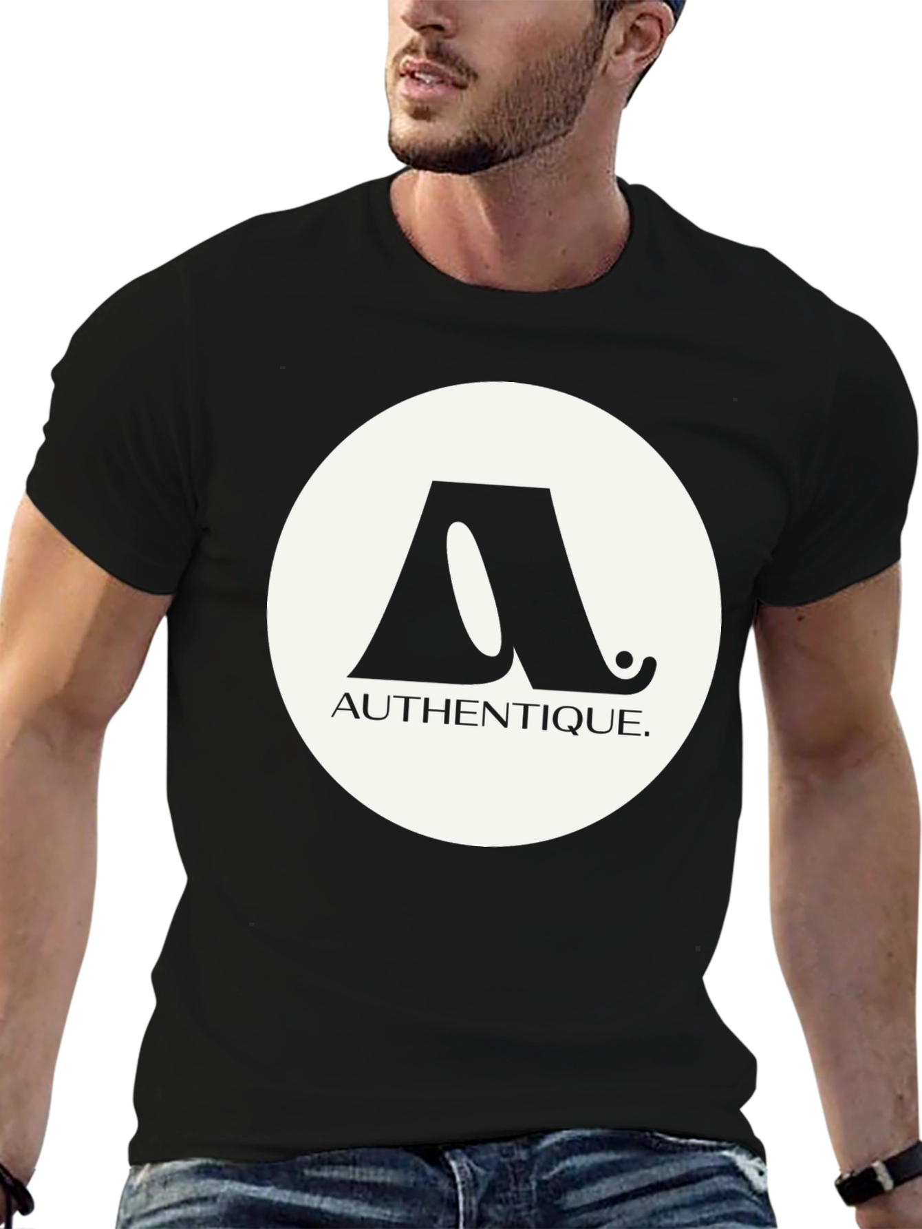 Authentique Logo T-Shirt - Black