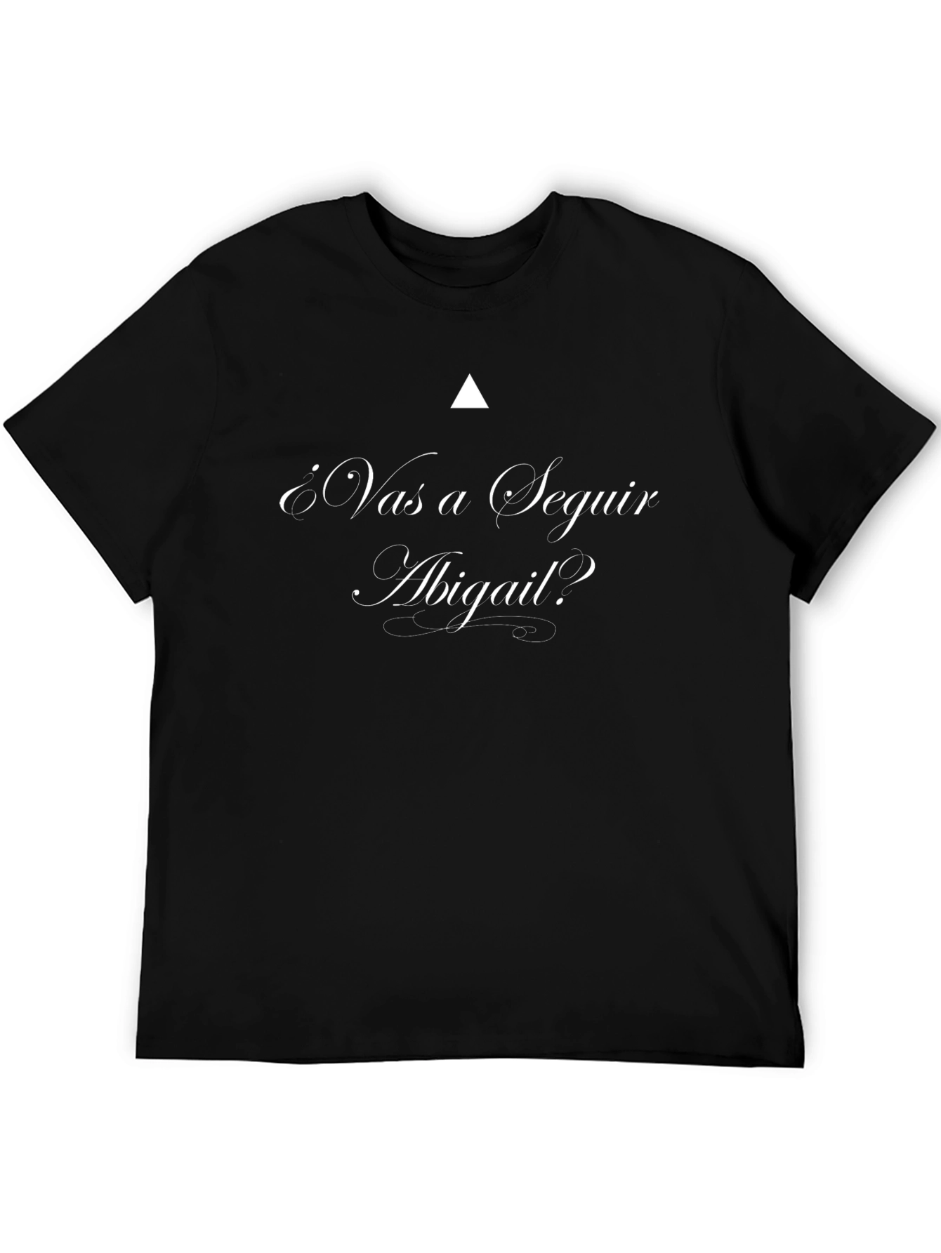 Vas a Seguir Abigail T-Shirt - Stylish Black Tee