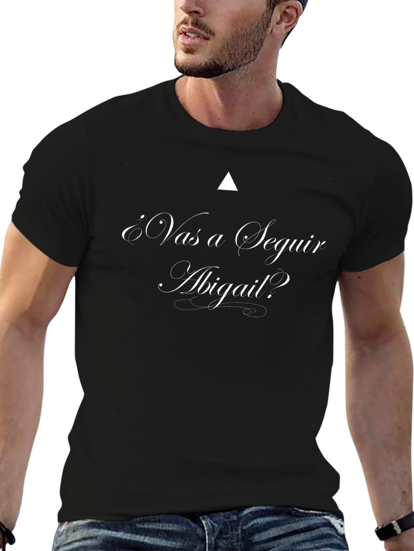 Vas a Seguir Abigail T-Shirt - Stylish Black Tee