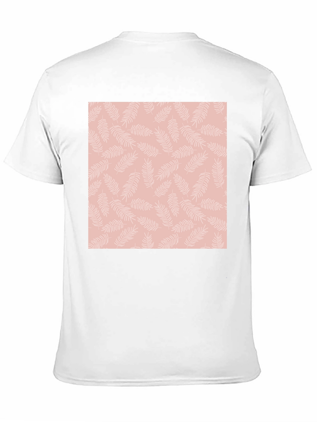 Black T-Shirt with Floral Pattern