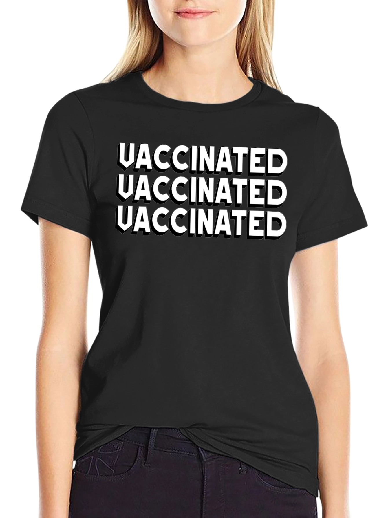 Vaccinated Tee - Bold Statement Shirt