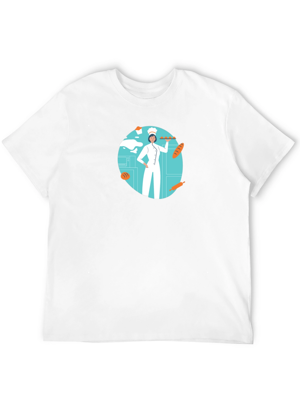 Baker Graphic Tee - Black Cotton T-Shirt