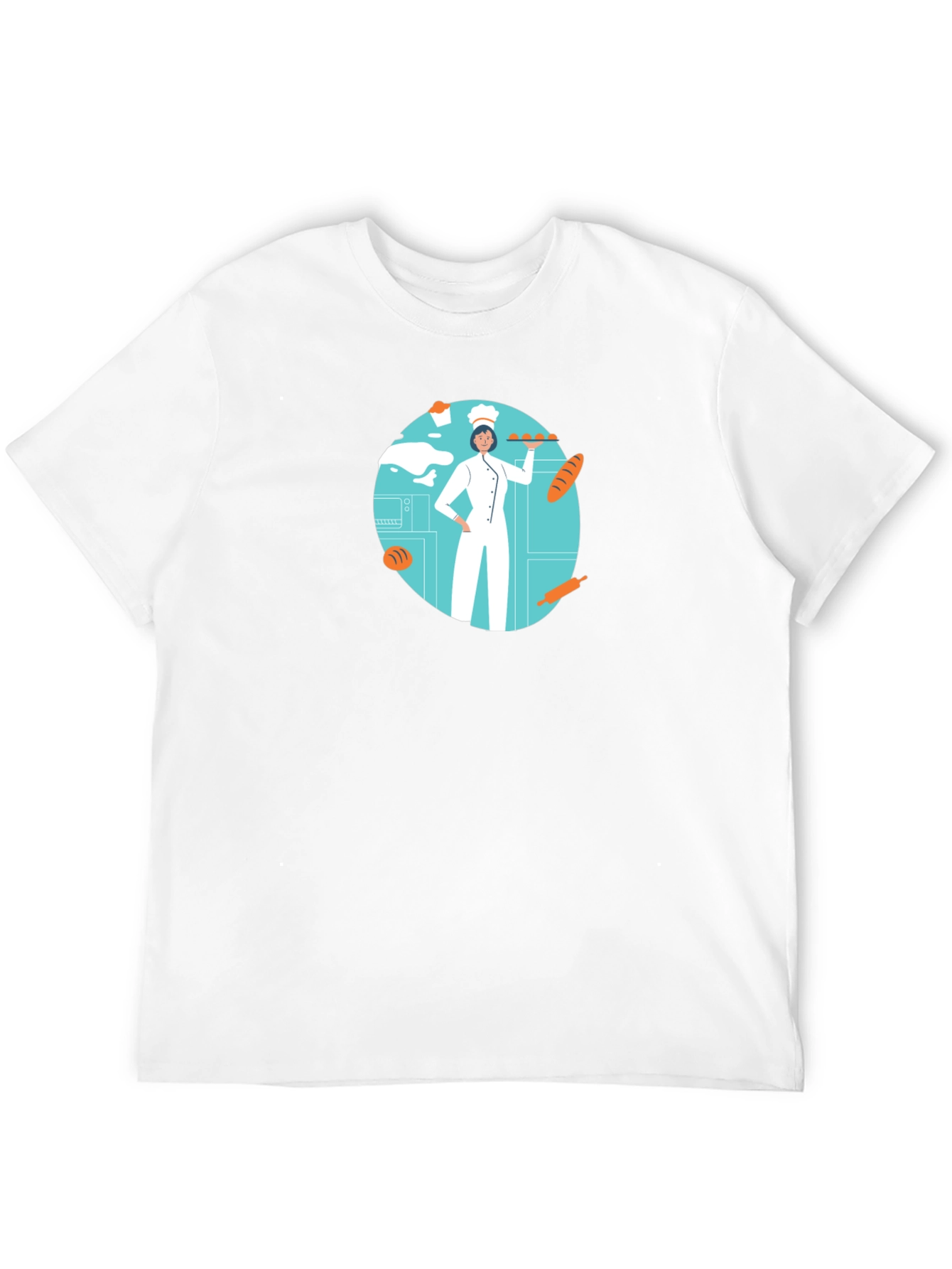 Baker Graphic Tee - Black Cotton T-Shirt