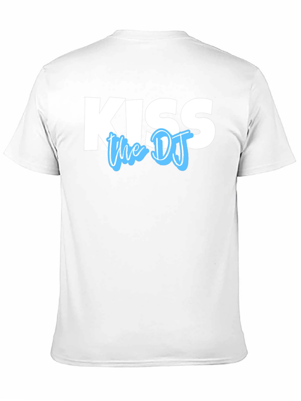 Kiss the DJ Graphic Tee - Black Cotton T-Shirt