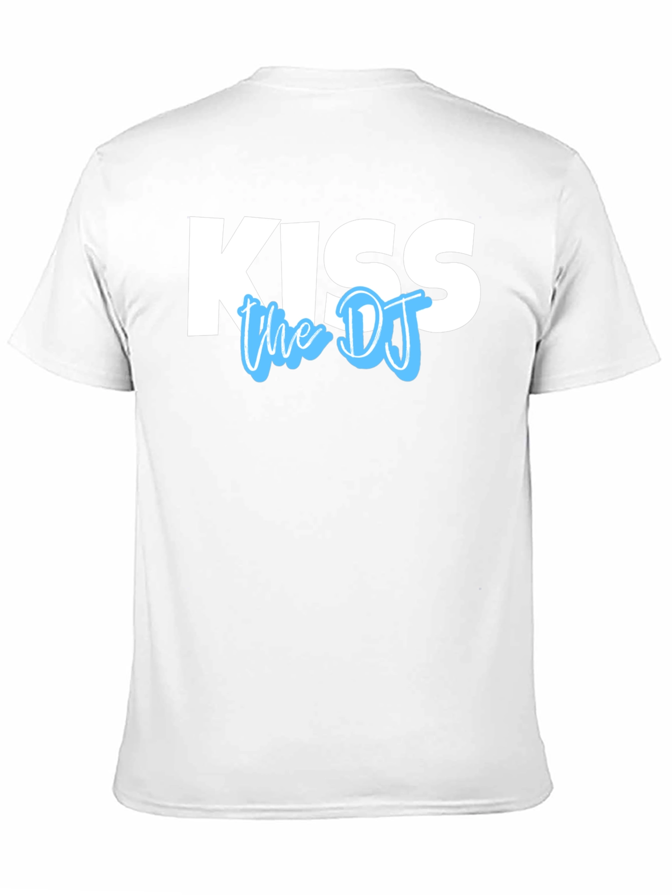 Kiss the DJ Graphic Tee - Black Cotton T-Shirt