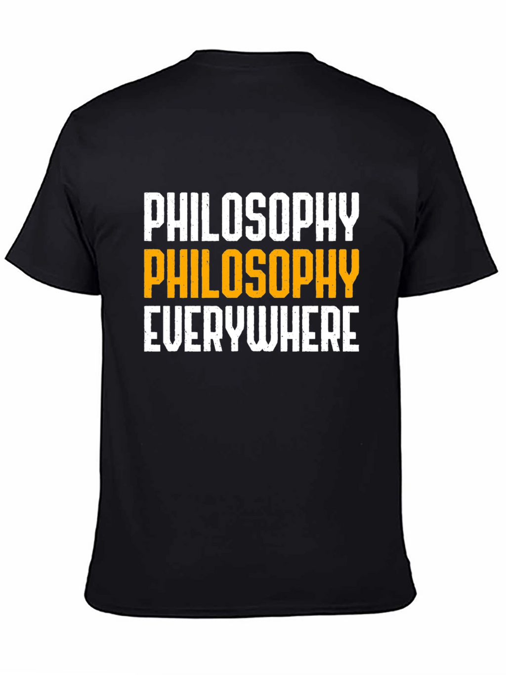 Philosophy Everywhere Black Graphic T-Shirt