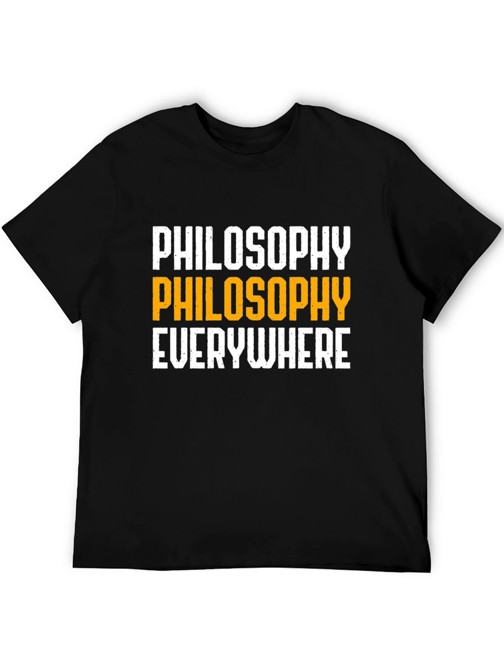 Philosophy Everywhere Black Graphic T-Shirt