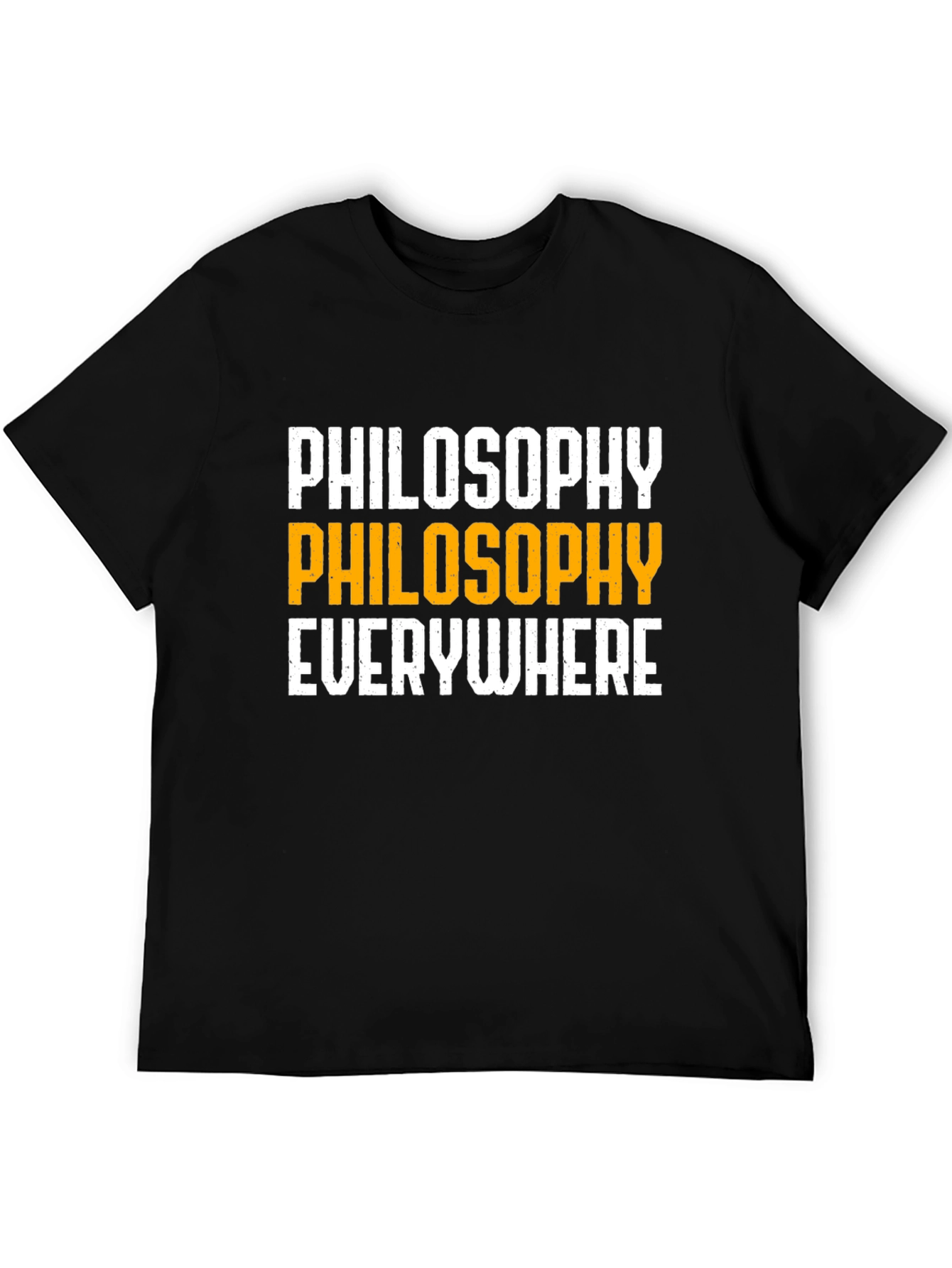 Philosophy Everywhere Black Graphic T-Shirt