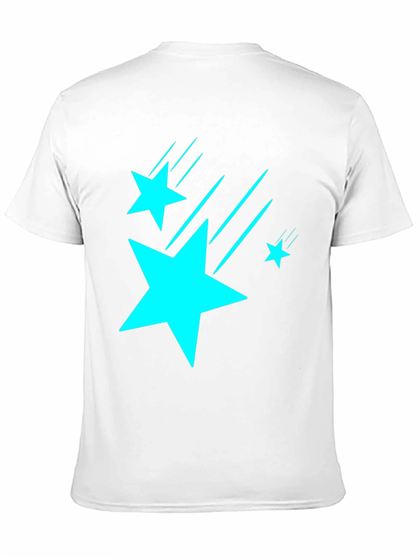 Stars Graphic Black T-Shirt