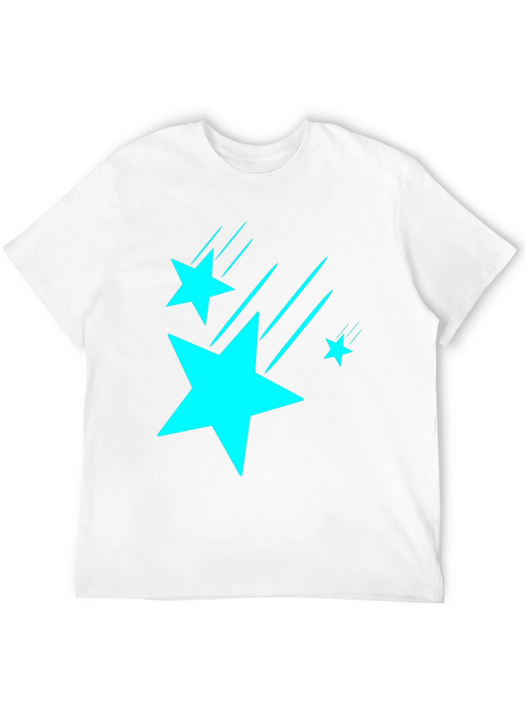 Stars Graphic Black T-Shirt