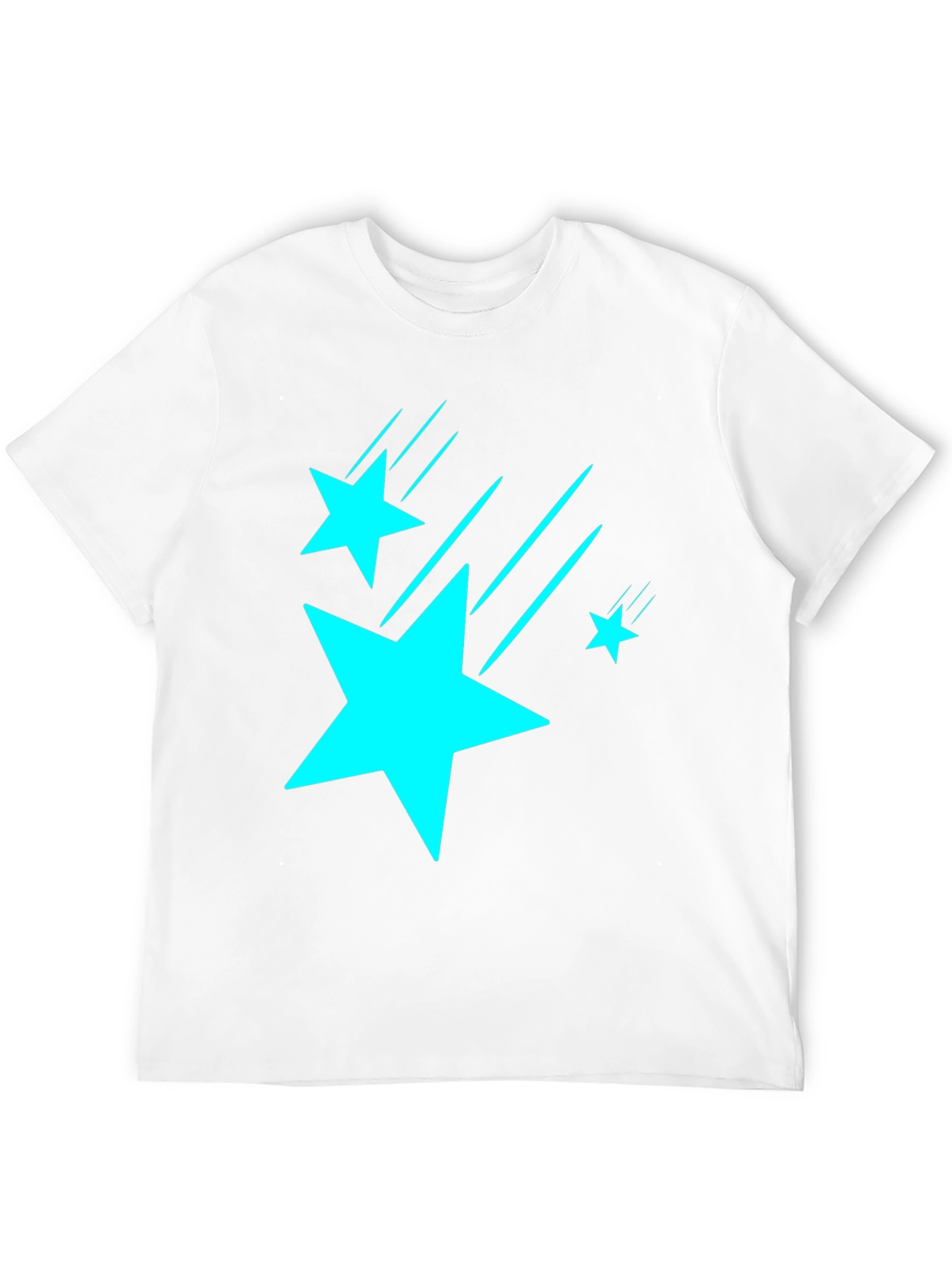 Stars Graphic Black T-Shirt
