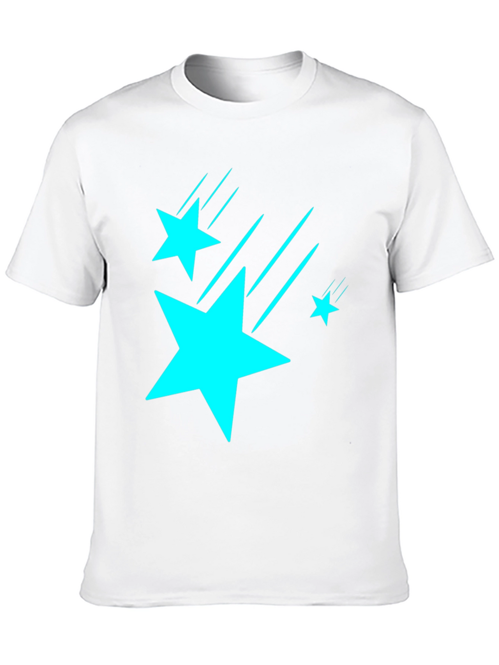 Stars Graphic Black T-Shirt