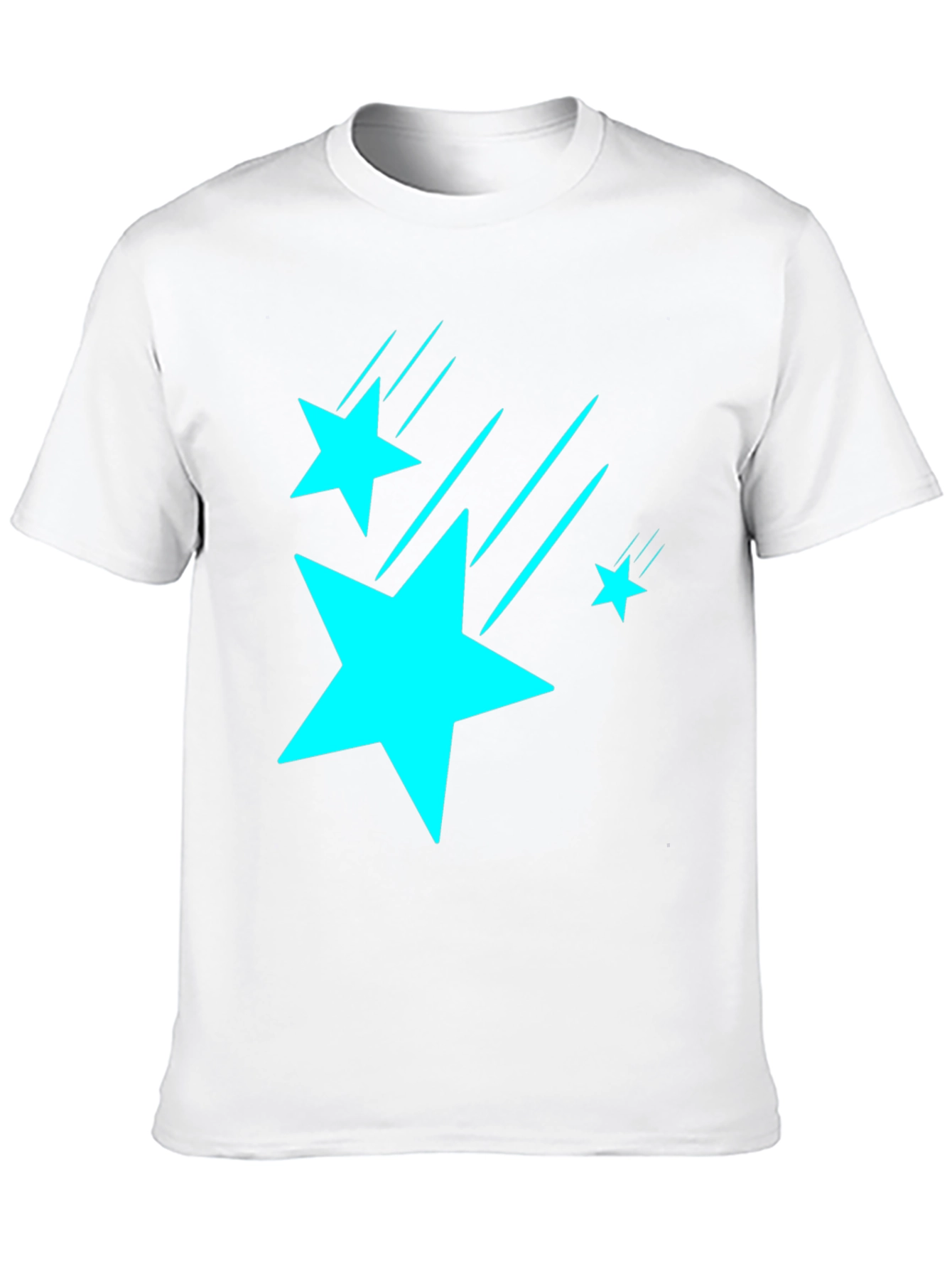 Stars Graphic Black T-Shirt