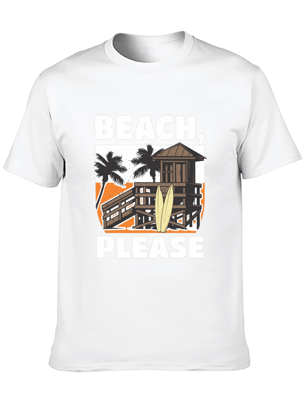 Beach Please T-Shirt - Summer Vacation Apparel