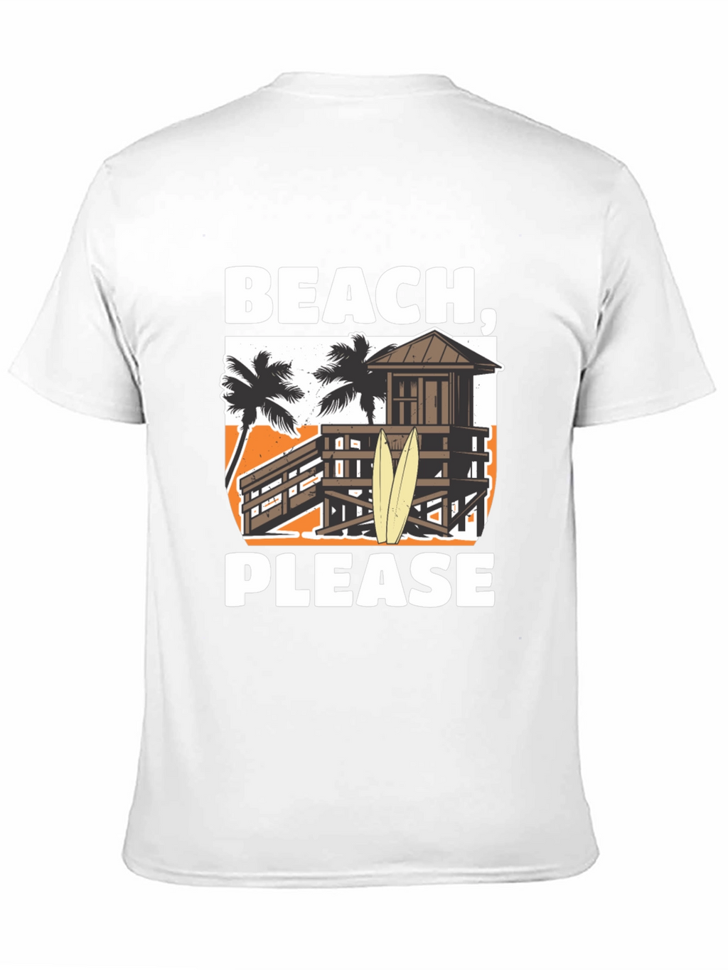 Beach Please T-Shirt - Summer Vacation Apparel