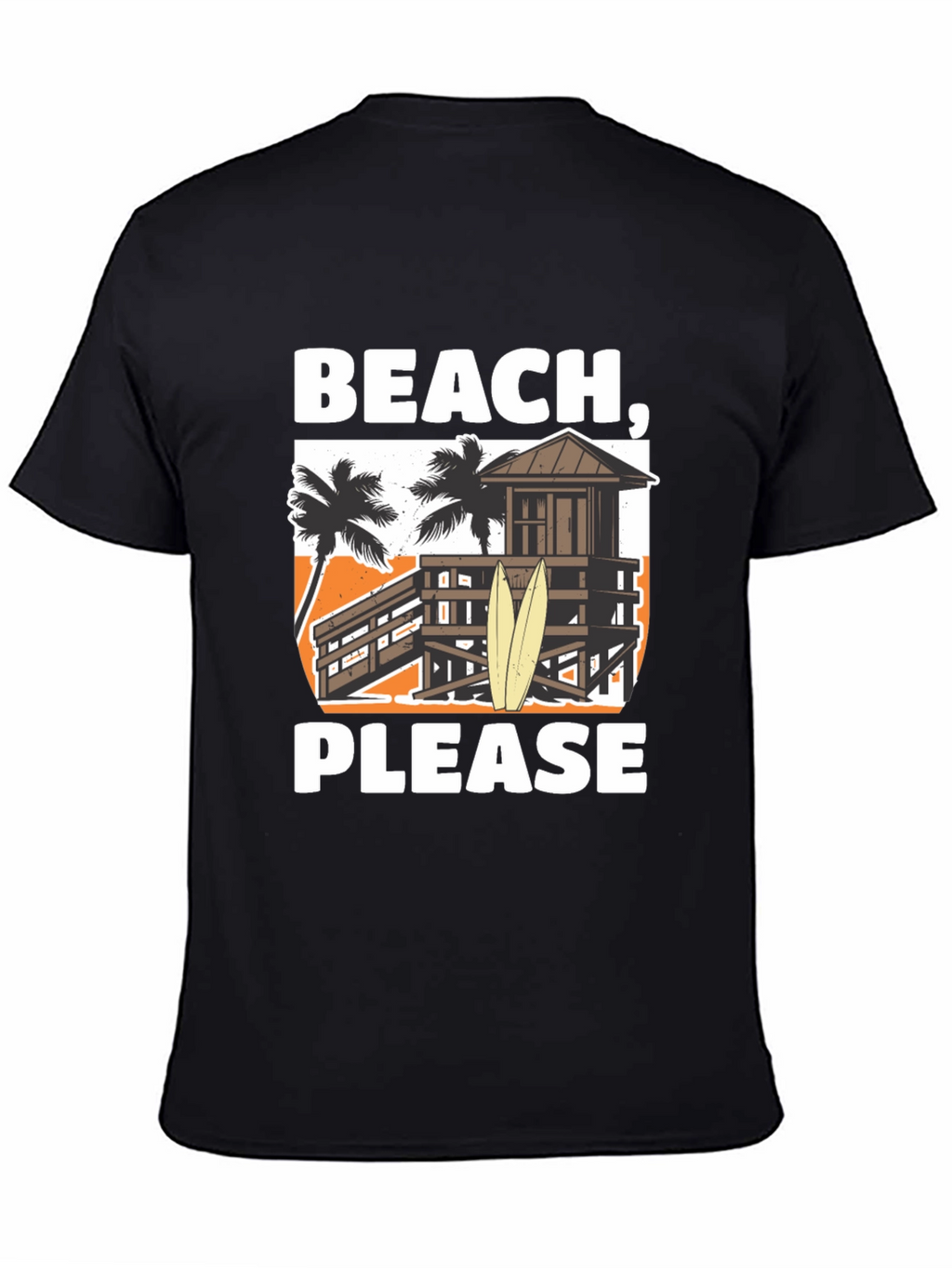 Beach Please T-Shirt - Summer Vacation Apparel