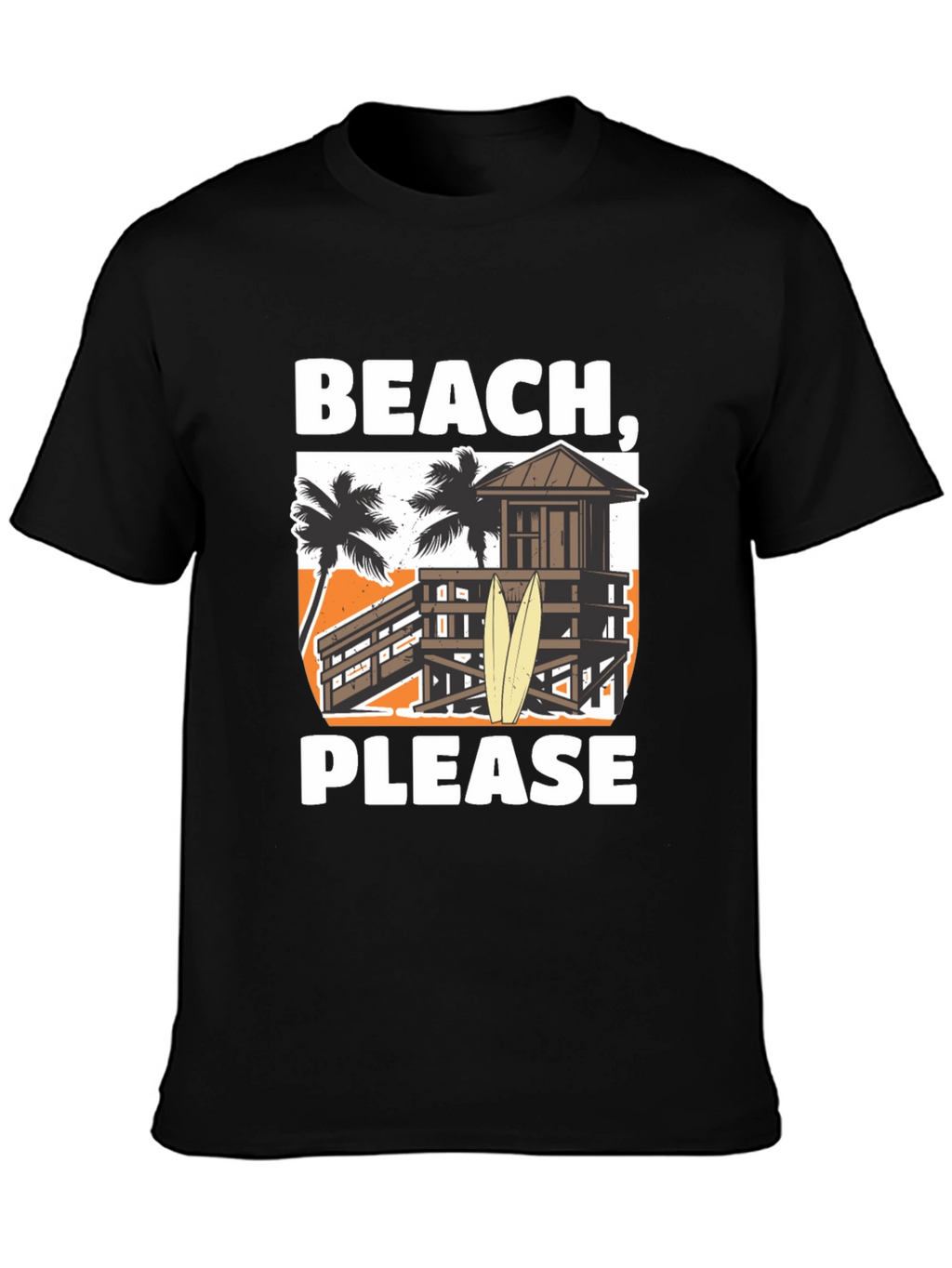 Beach Please T-Shirt - Summer Vacation Apparel