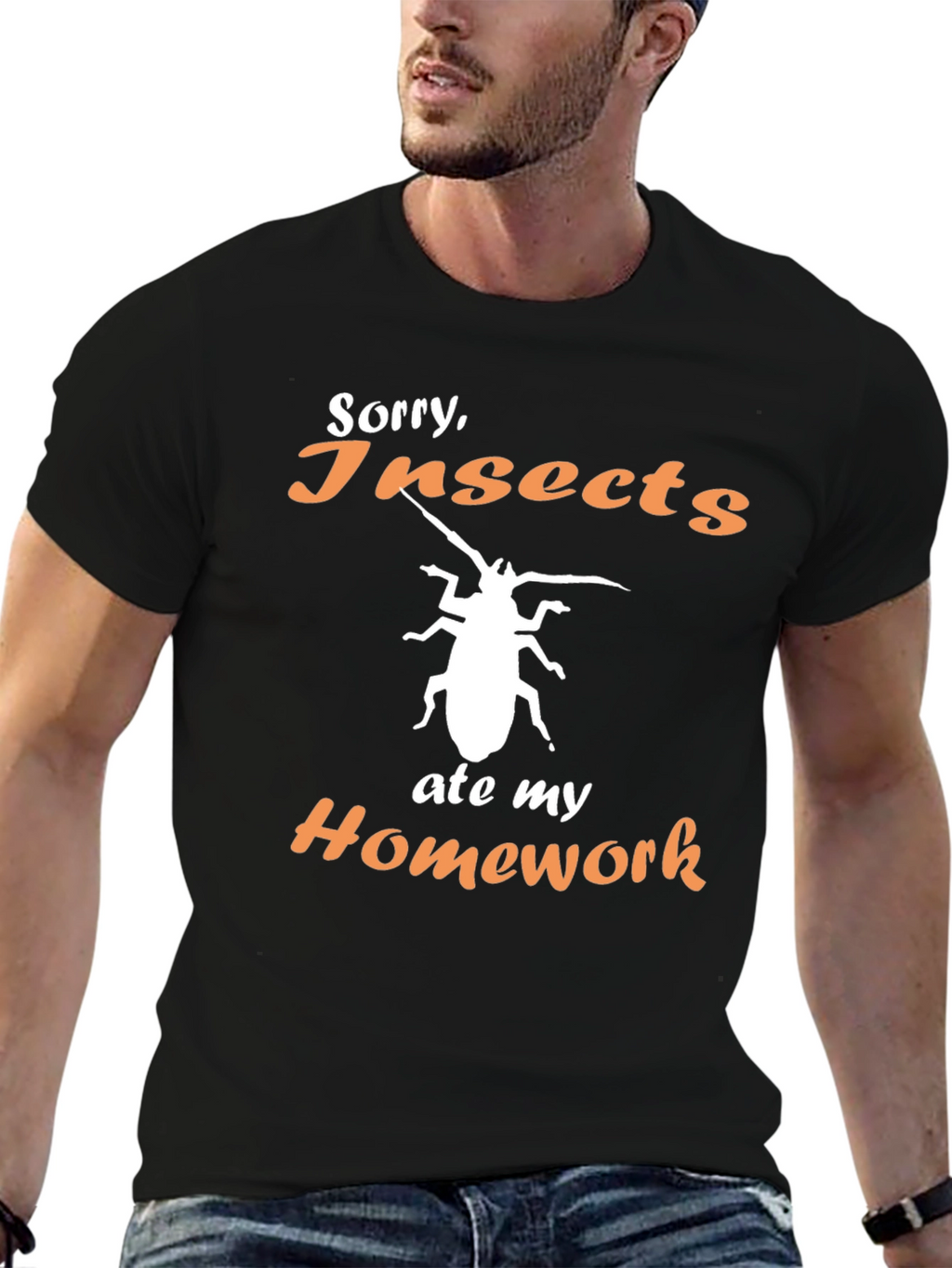 Sorry Insects Ate My Homework Graphic Tee