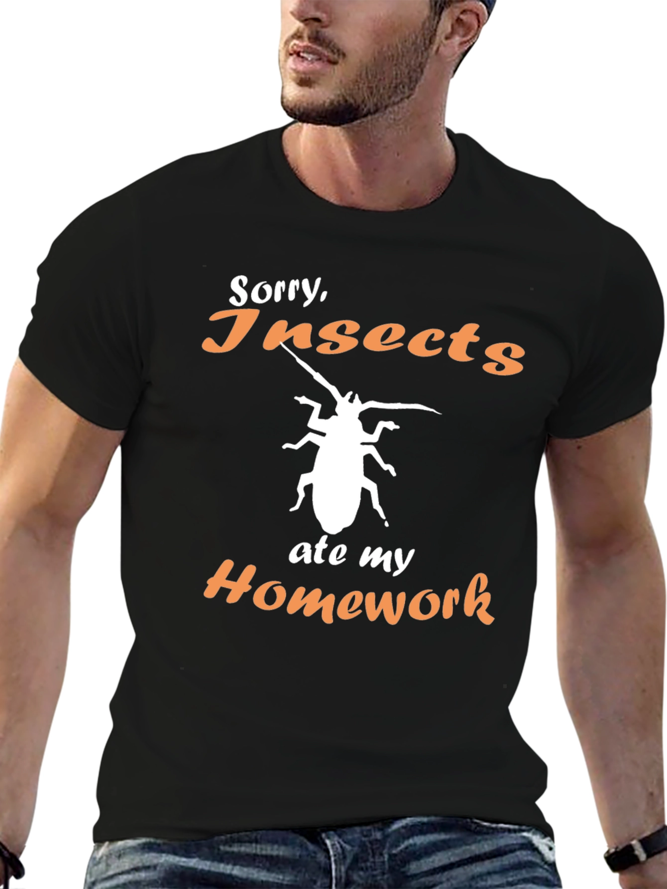 Sorry Insects Ate My Homework Graphic Tee