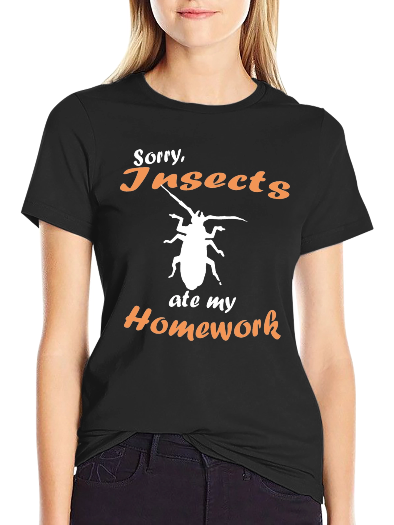 Sorry Insects Ate My Homework Graphic Tee