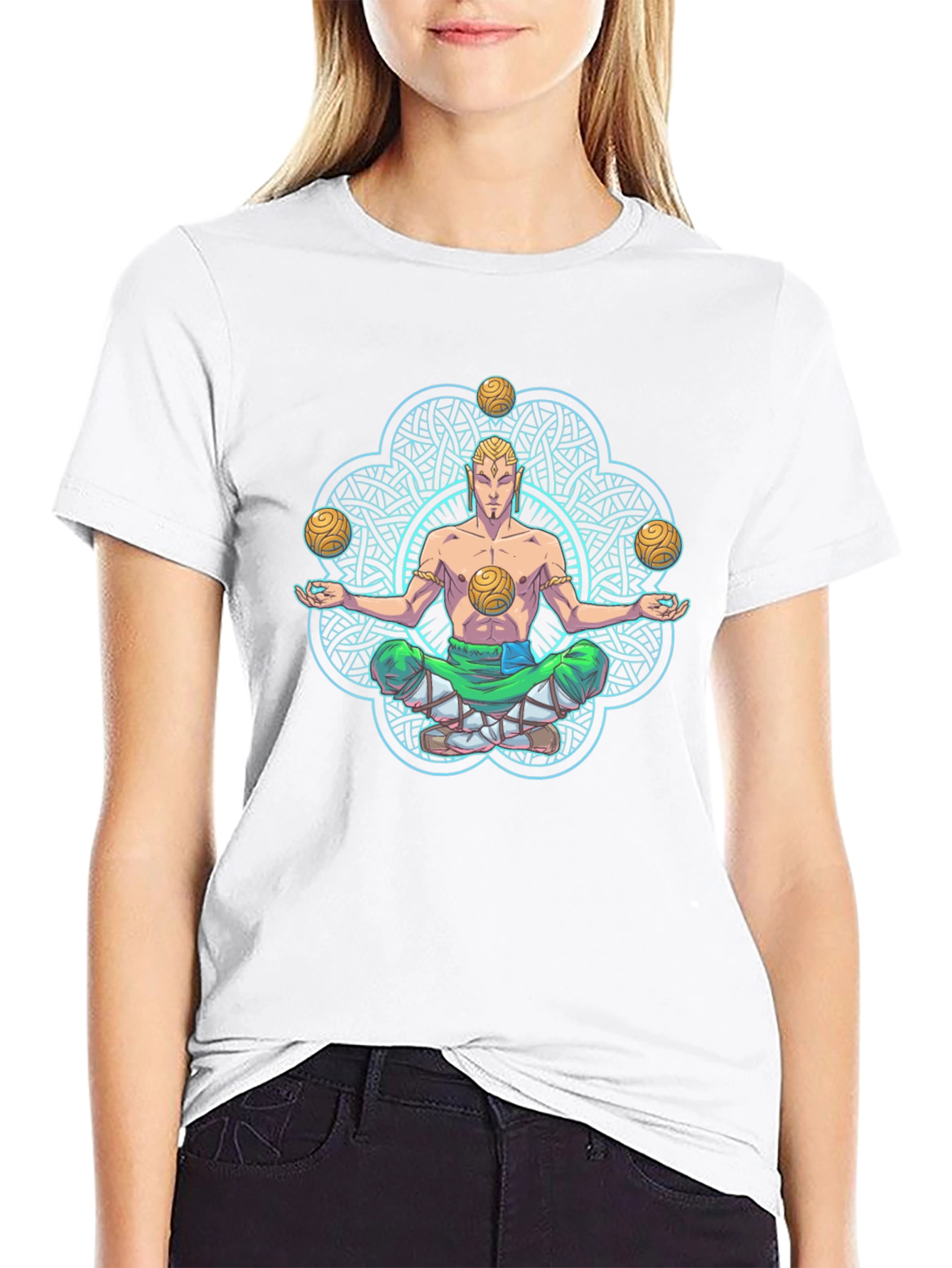 Meditating Juggler Graphic T-Shirt