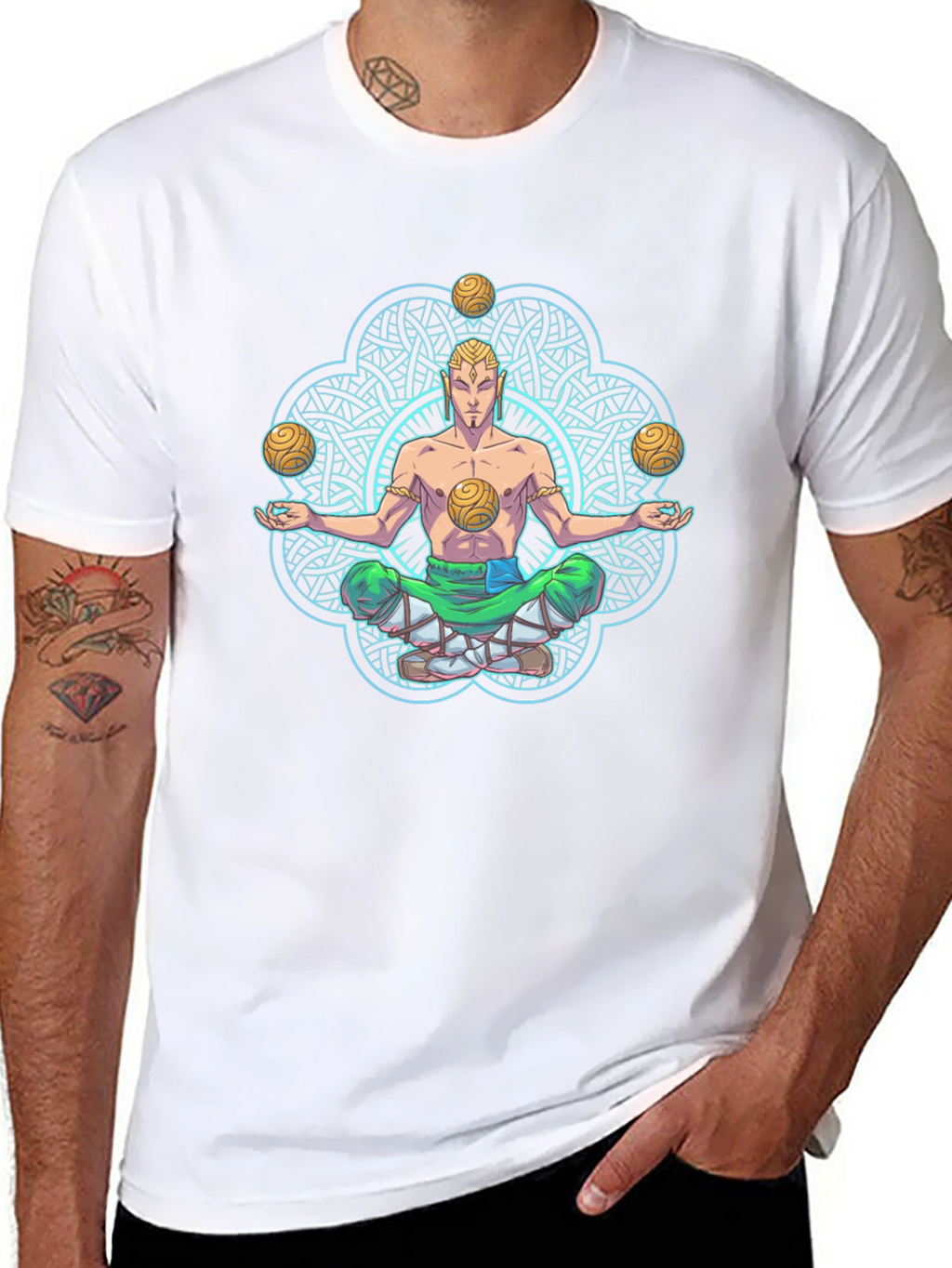Meditating Juggler Graphic T-Shirt